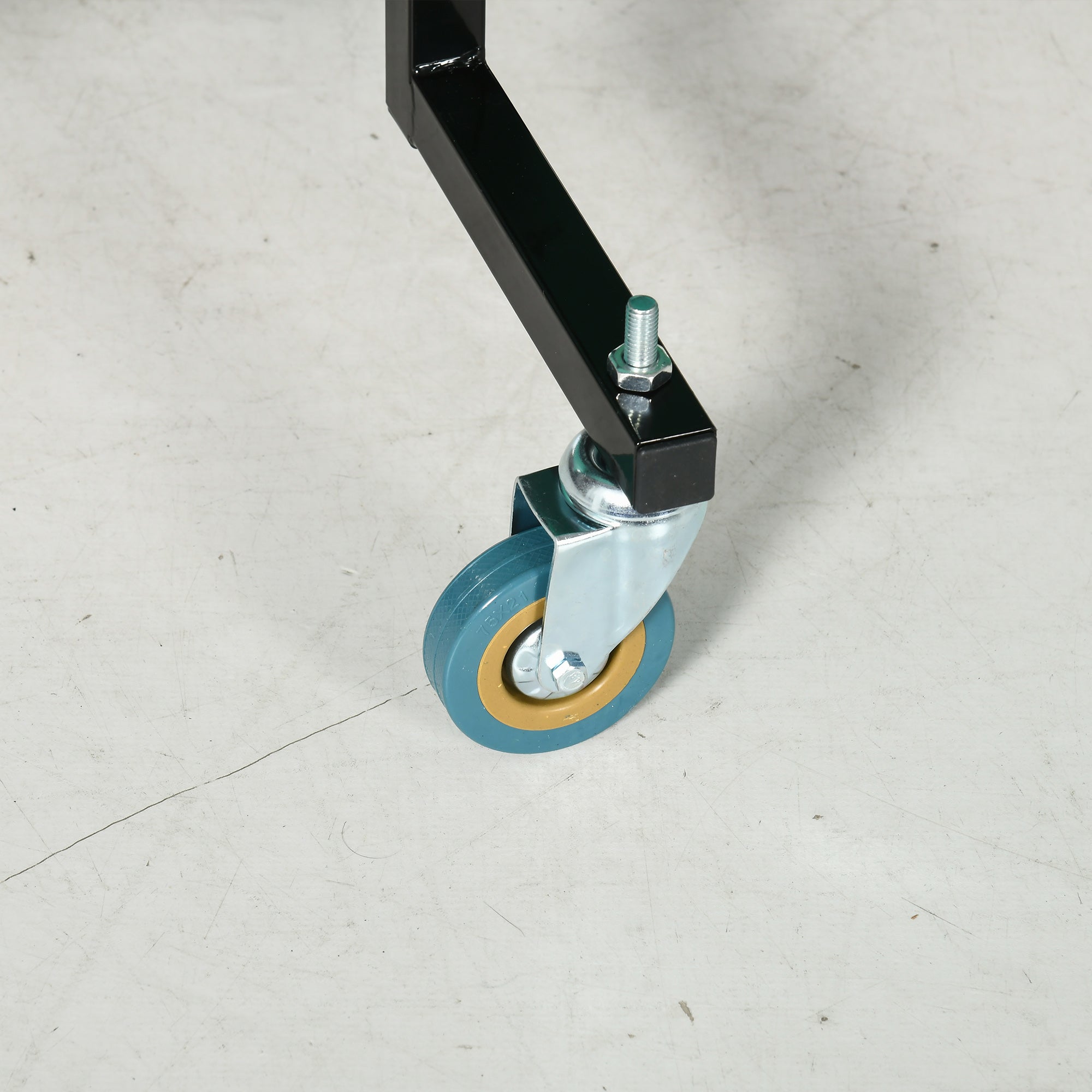 SPORTNOW Table Tennis Table, Foldable Table Tennis Table including Table Tennis Net, Wheels, 2 Table Tennis Rackets, and 3 Balls, Steel, Green, Table Tennis Table for Outdoor Indoor 274 x 152.5 x 76 cm Green