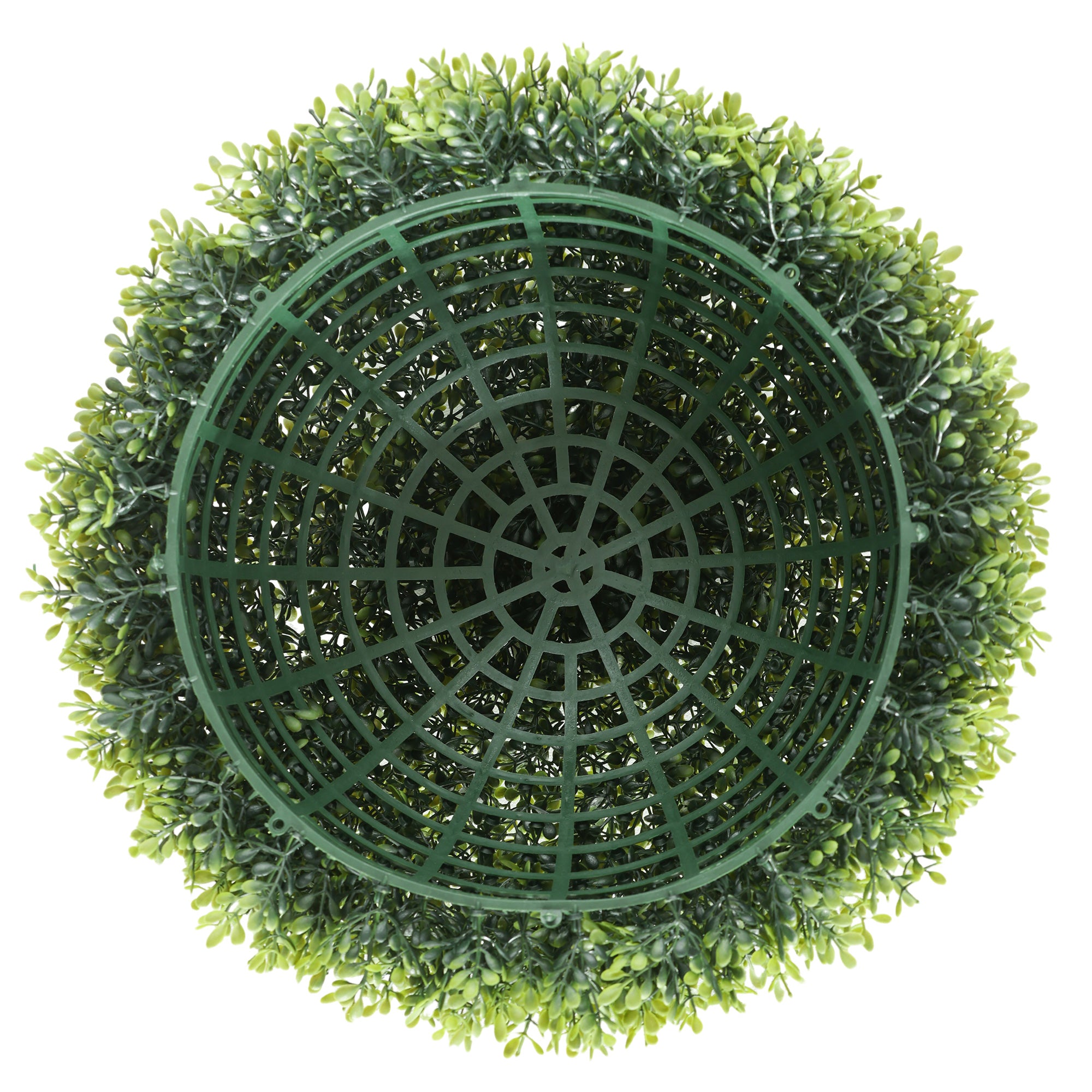 Set of 2 artificial boxwood balls 40 cm, UV protection, decoration for home, garden, wedding party, home decoration, dark green