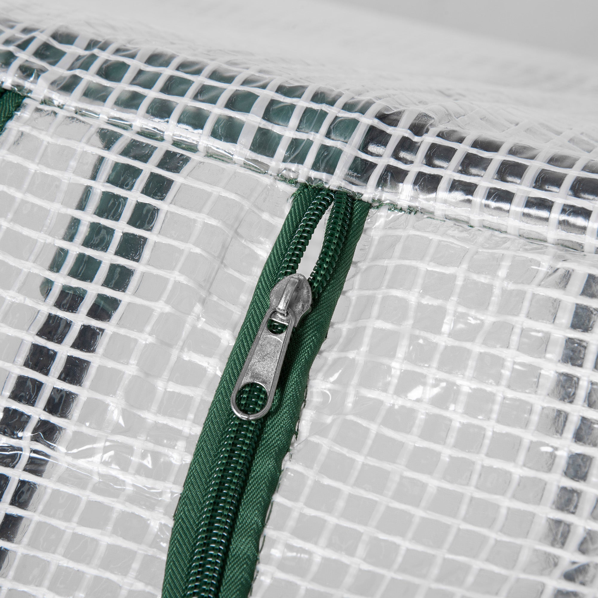 Greenhouse with Window, PE Grid Film, Steel Frame Greenhouse, for Balcony, Garden, 120x60x60cm, Tomato Greenhouse for Vegetables, Flowers, Plants, White