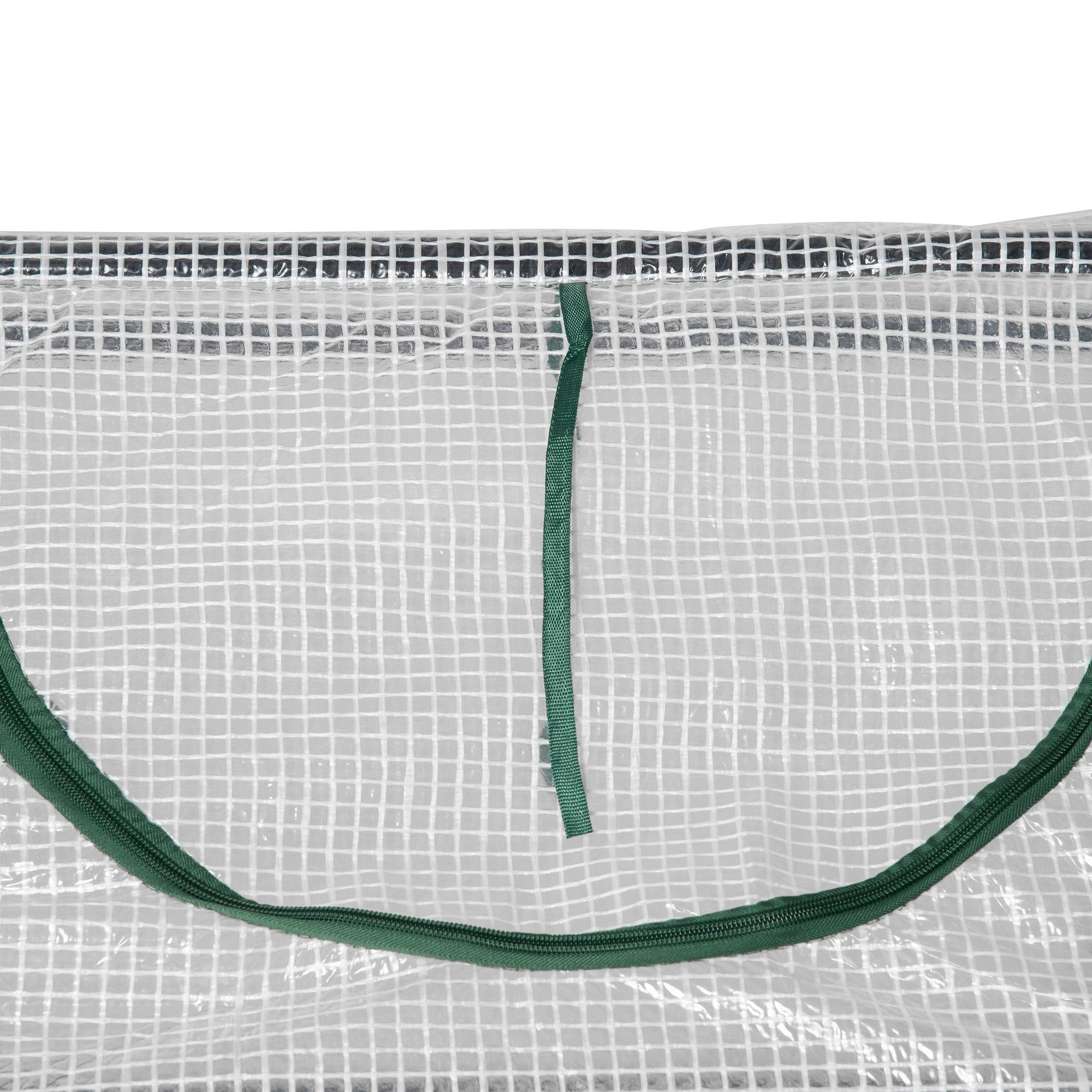 Greenhouse with Window, PE Grid Film, Steel Frame Greenhouse, for Balcony, Garden, 120x60x60cm, Tomato Greenhouse for Vegetables, Flowers, Plants, White