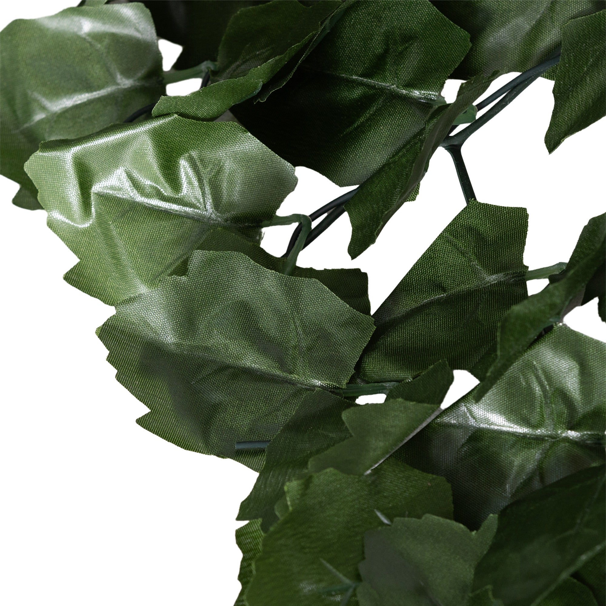 Artificial Ivy Hedge Windbreak Decoration Roll 3L x 1.5H m Realistic Anti-UV Dark Green