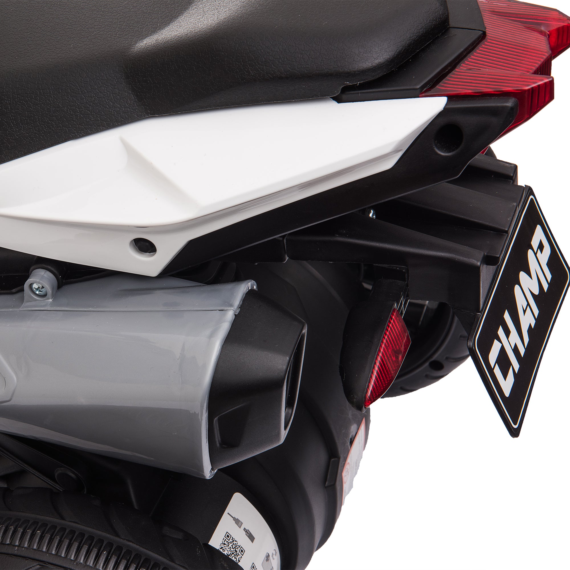 Kids Electric Motorcycle with Music, Headlights, Children's Electric Motorbike for Kids aged 3-5 Red+Black