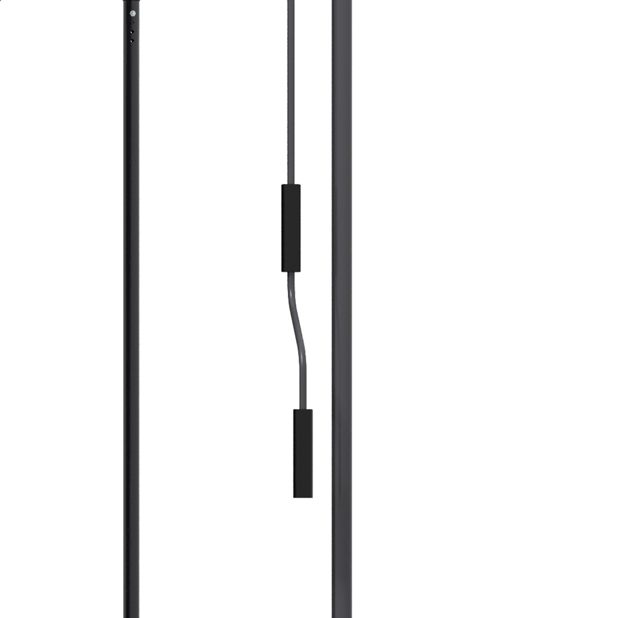 Retractable Manual Awning 2x1.2m Exterior Terrace Awning Height Adjustable with Crank 210-300cm No Drill UV30+ Protection for Balcony Garden Dark Grey