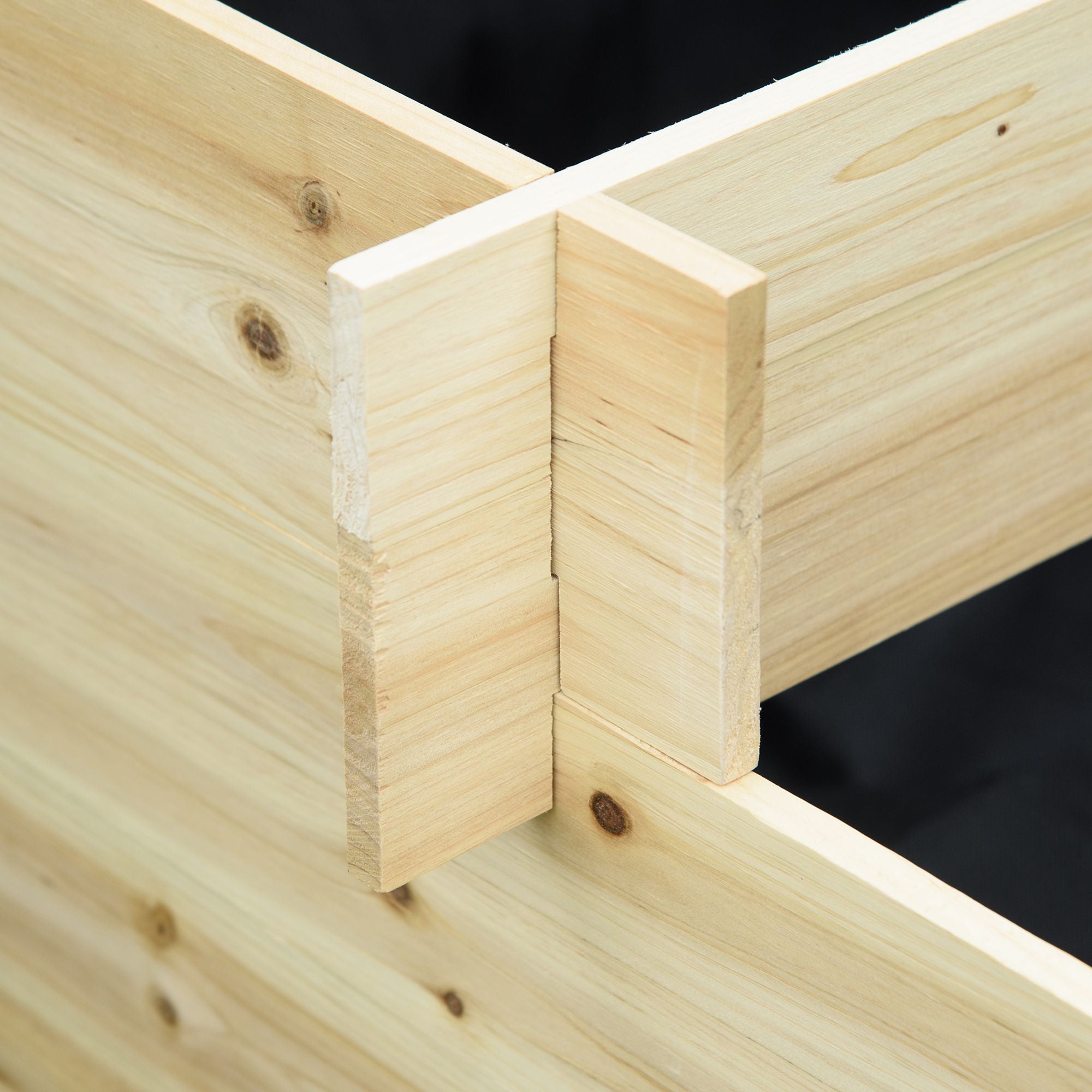 Raised Garden Bed Wood, Plant Bed Cold Frame Planter Box 117 x 100 x 54 cm for Garden Balcony Terrace, Plant Stairs for Flowers, Plants, Fruit, Vegetables