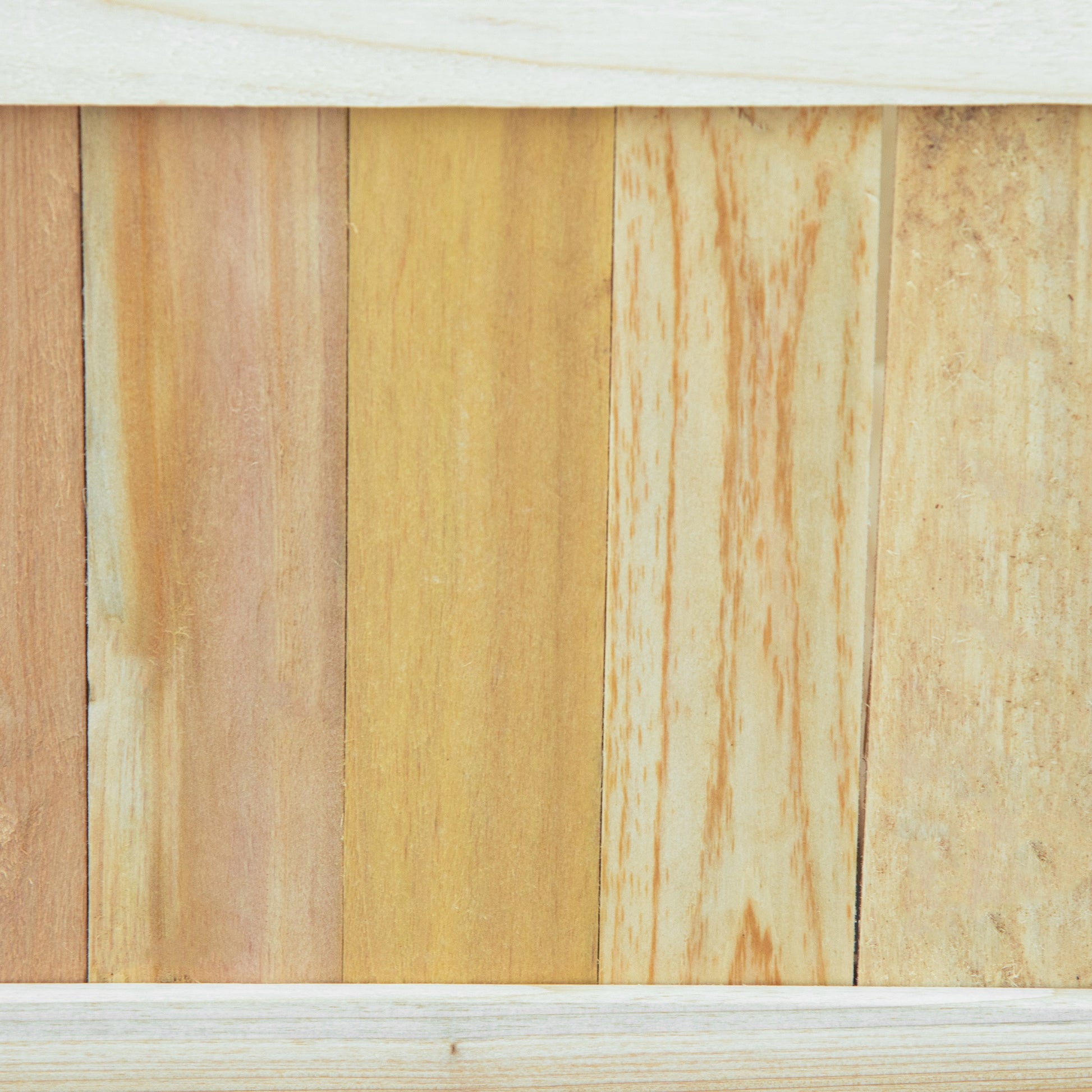 Foldable Wooden Planter Garden Flower Bed with 4 Legs for Growing Vegetables Flowers Outdoor Patio Balcony Terrace 70x30x25 cm Natural