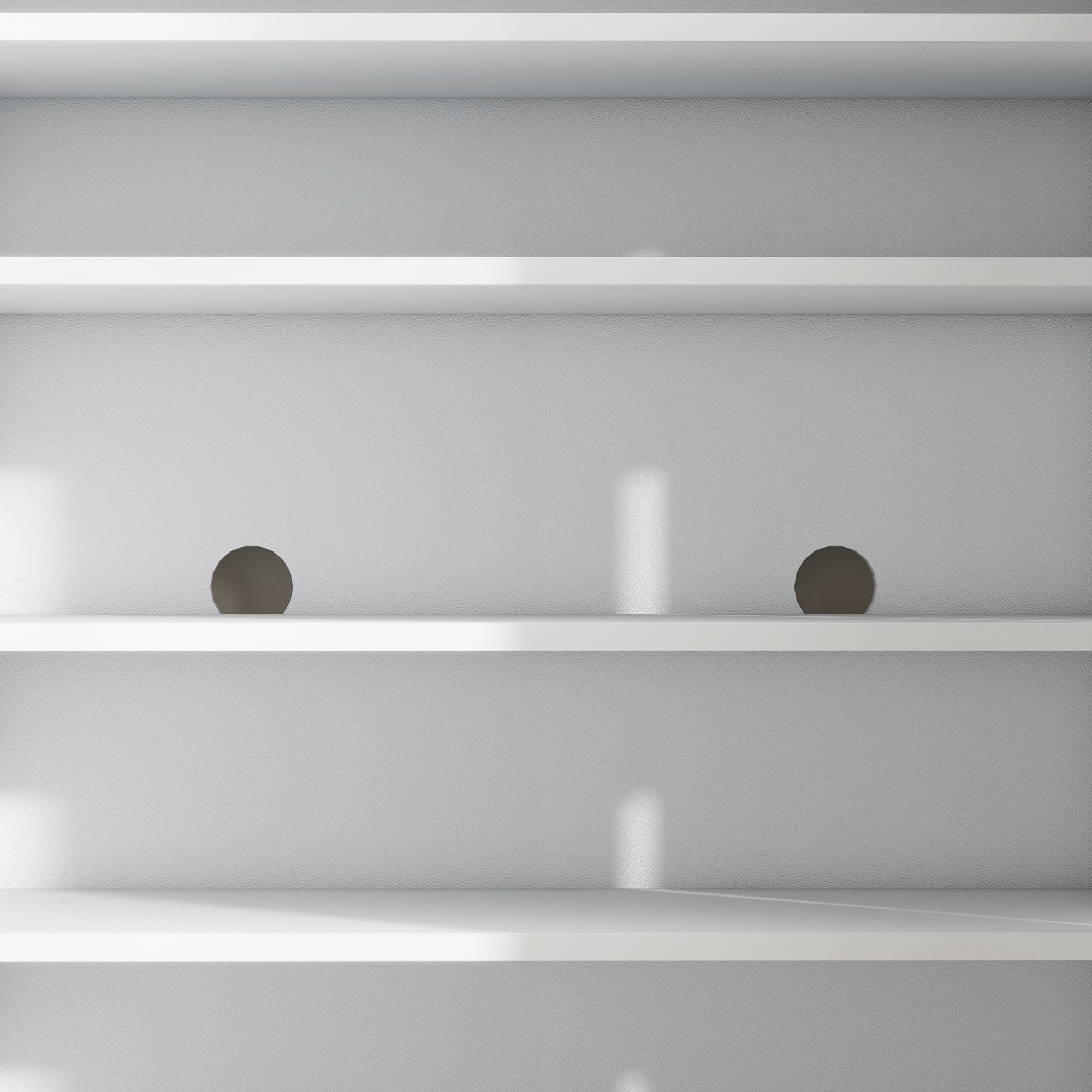 Space-Saving Shoe Cabinet with 2 Doors for 15-20 Pairs of Shoes, Entryway Shoe Cabinet with 5 Adjustable Shelves and Soft-Close Doors, White