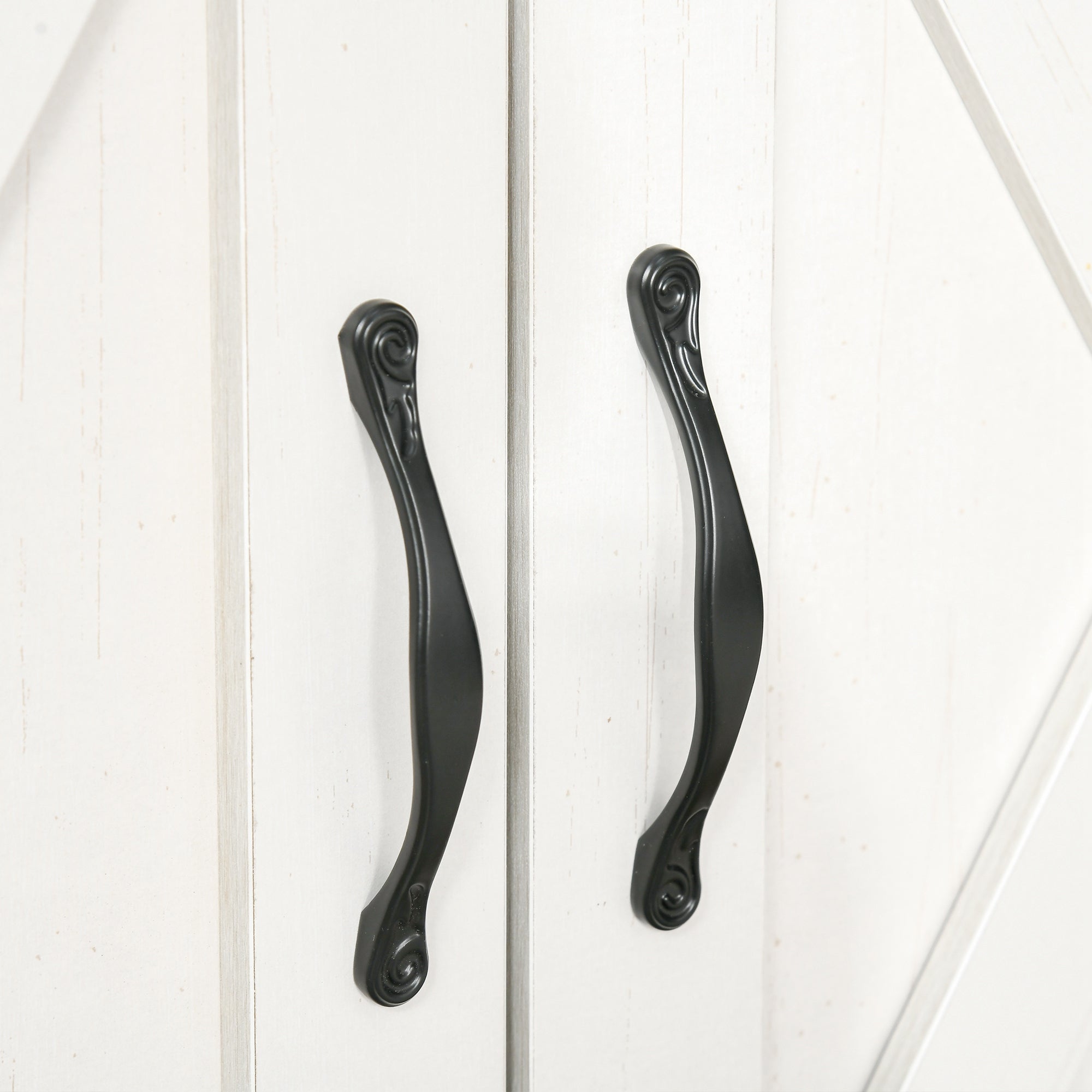 Kitchen Sideboard Buffet for Living Room with 1 Drawer 2 Doors and Adjustable Inner Shelf Decorative Auxiliary Furniture for Dining Room 80x39.7x80 cm White Wash