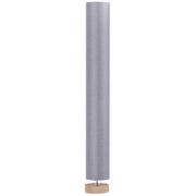 Modern Floor Lamp Living Room Lamp with Max 40W E27 Linen Shade and Metal Frame for Bedroom Ø15x120 cm Gray