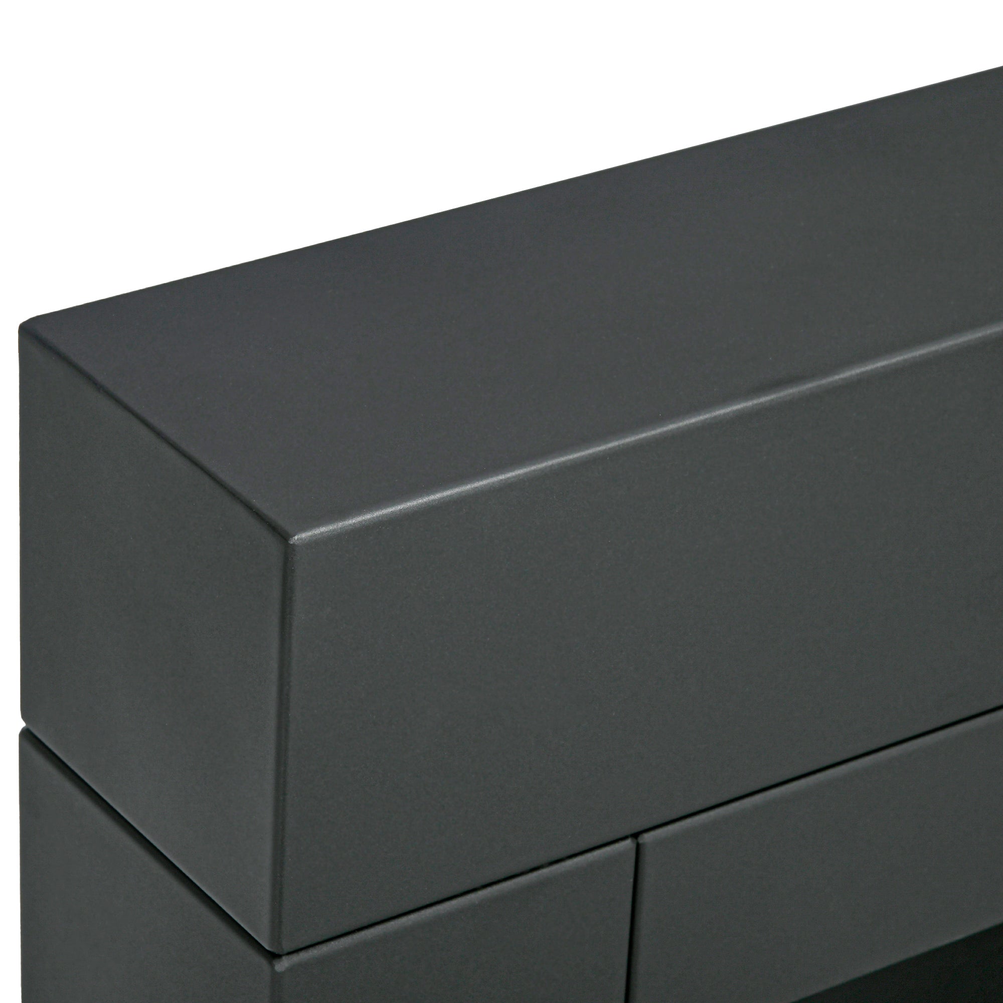 Bioethanol Fireplace Burner 0.9L, approximately 3-hour burning time 73 x 20 x 75 cm coverage 20-25 m² black steel
