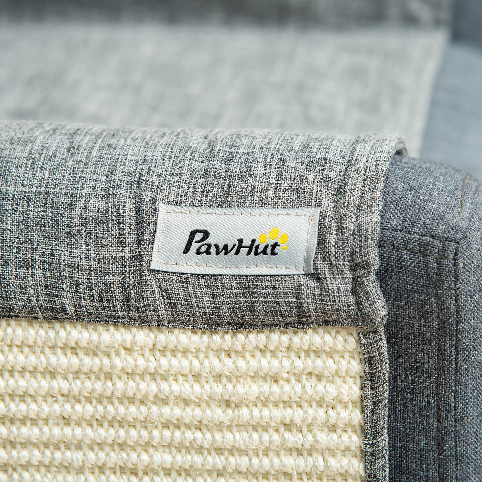 2-Pack Scratching Mat Sofa Scratch Guard Sisal Scratch Carpet for Cat Armchair Couch Cat Scratch Mat Grey 130 x 45 x 0.3 cm