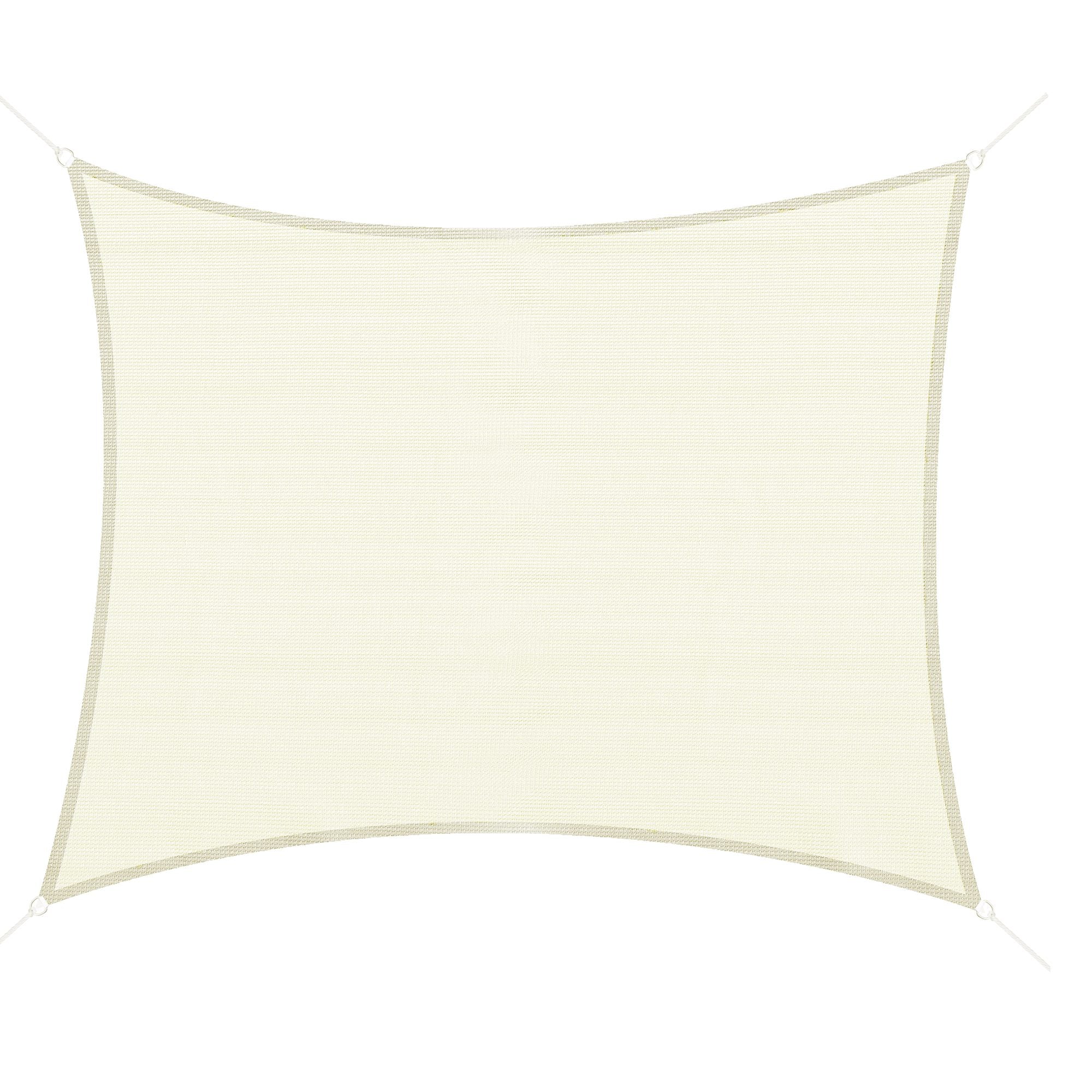 - rectangular sail canopy (various sizes and colors), size 3x4m, cream color