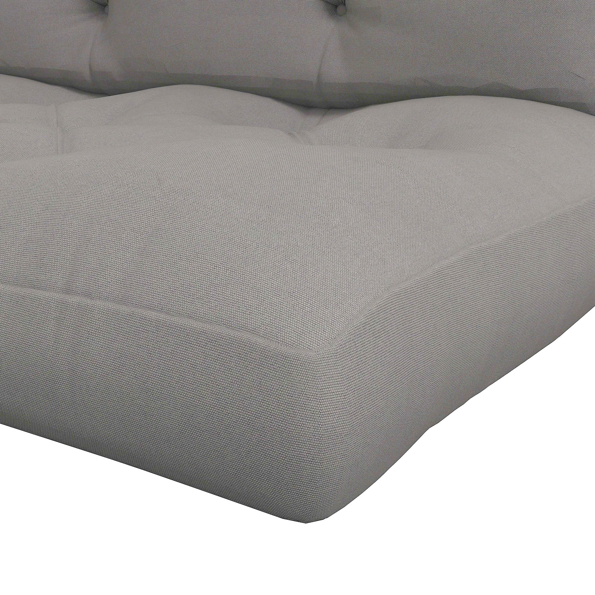 2-Piece Pallet Sofa Cushion Set 120 x 80 x 10 cm Seat + 120 x 40 x 10 cm Backrest, UV-Protected, Water-Resistant Outdoor Pad for Pallet Sofa/Balcony – Light Gray