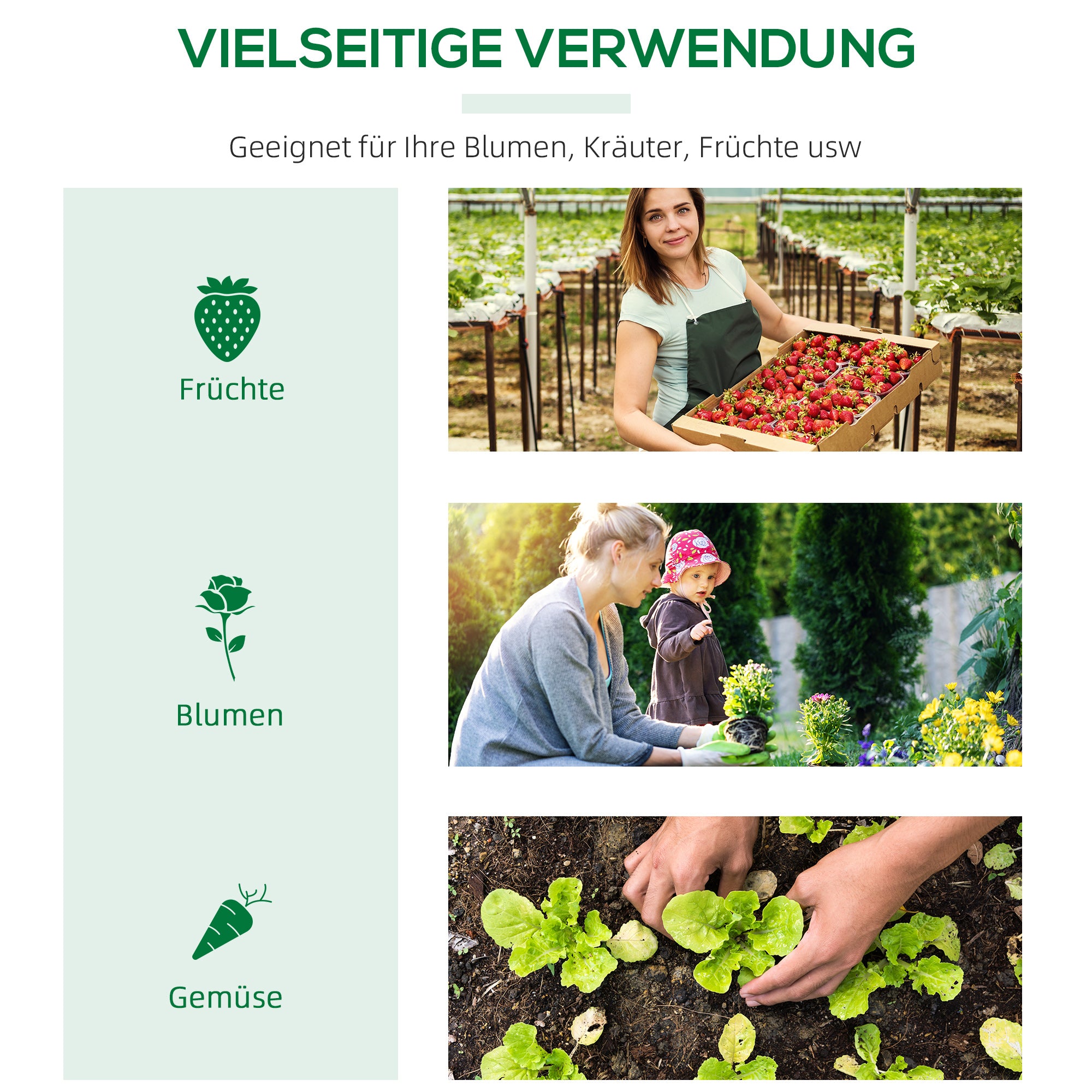 Polyethylene Greenhouse with Window PE Greenhouse Tomato House Cold Frame 120 x 60 x 60 cm Green