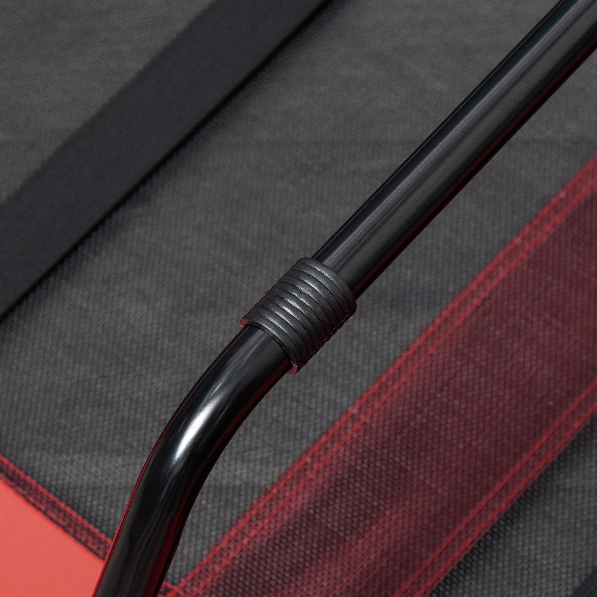 Outdoor Dog Bed, Elevated Pet Bed for Large Dogs, Cooling Pet Cot with Washable Mesh & Sturdy Metal Frame, Pet Bed for Travel Garden & Outdoor, 122 x 92 x 23 cm, Red