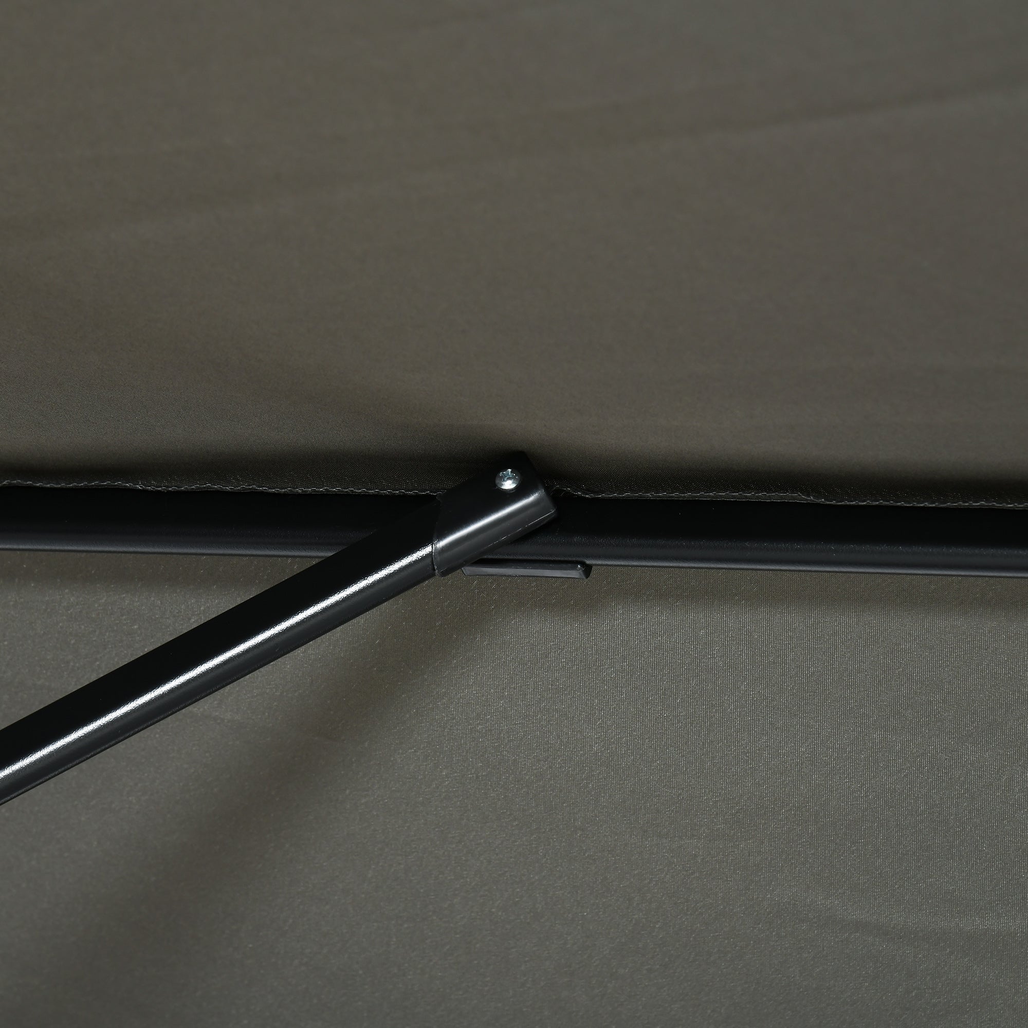 Sun Umbrella 245 x 245 cm Garden Umbrella Cantilever Umbrella with Crank Mechanism Rotatable Crank Umbrella Adjustable Roma Umbrella Gray