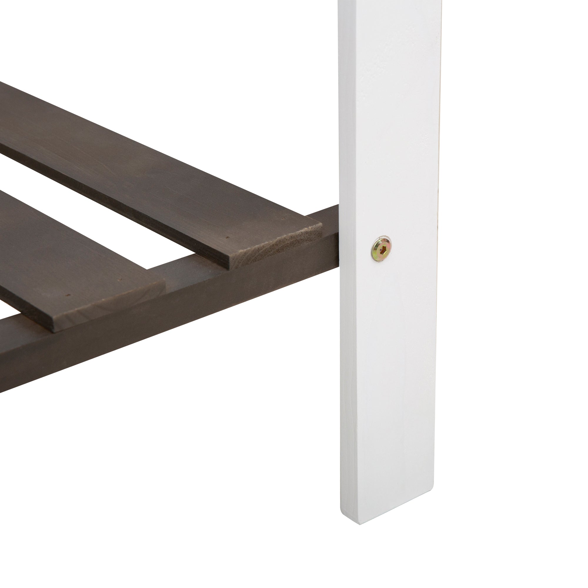 Raised Garden Bed Planting Table Gardening Workbench Wooden Garden Boxes for Vegetables Flowers, Planters with Shelf, 119 x 57 x 89 cm, Fir Wood, Non-woven Fabric, White+Gray