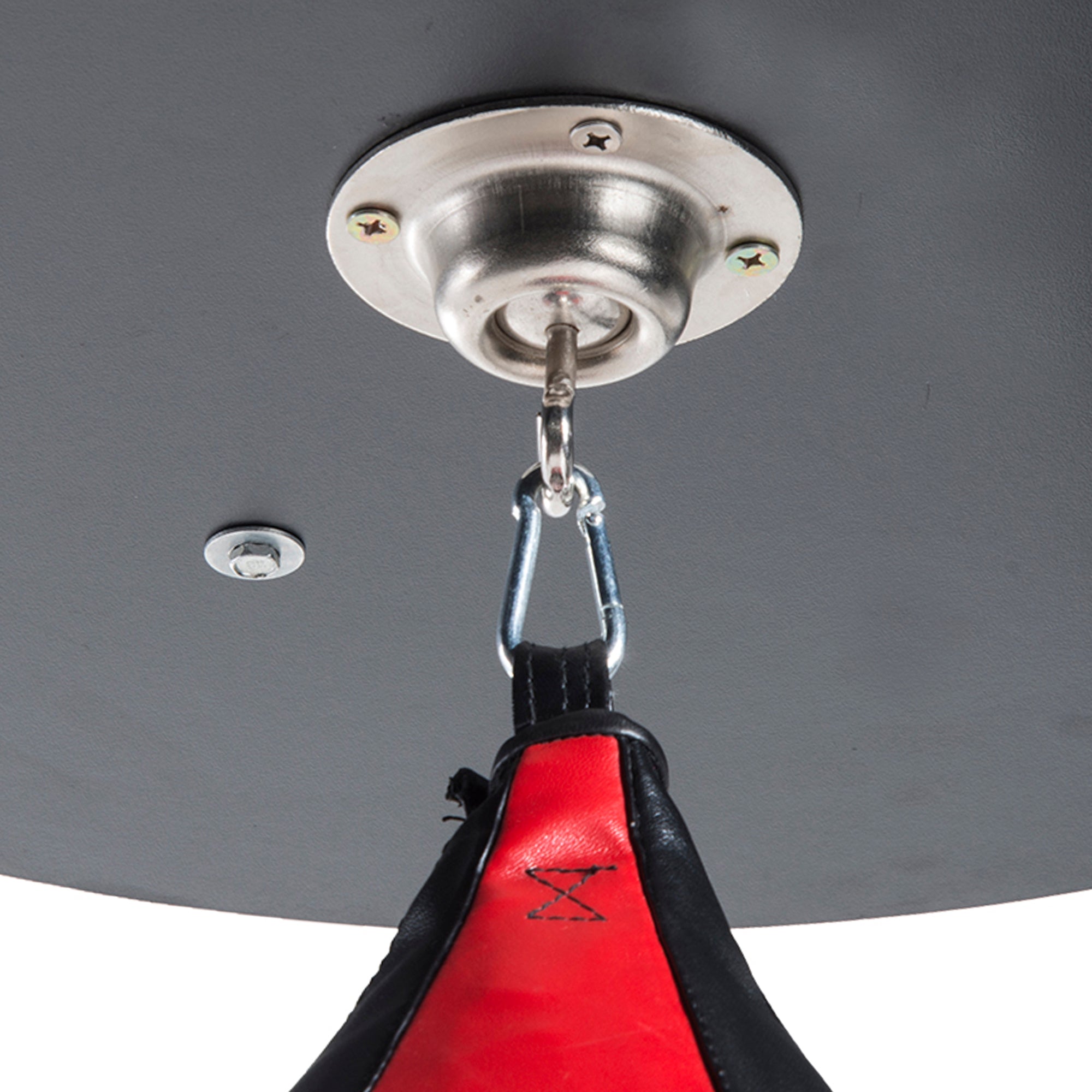 Boxing Platform with Speedball Φ21 cm, Punching Ball for Boxing Martial Arts Training, Wood and Steel