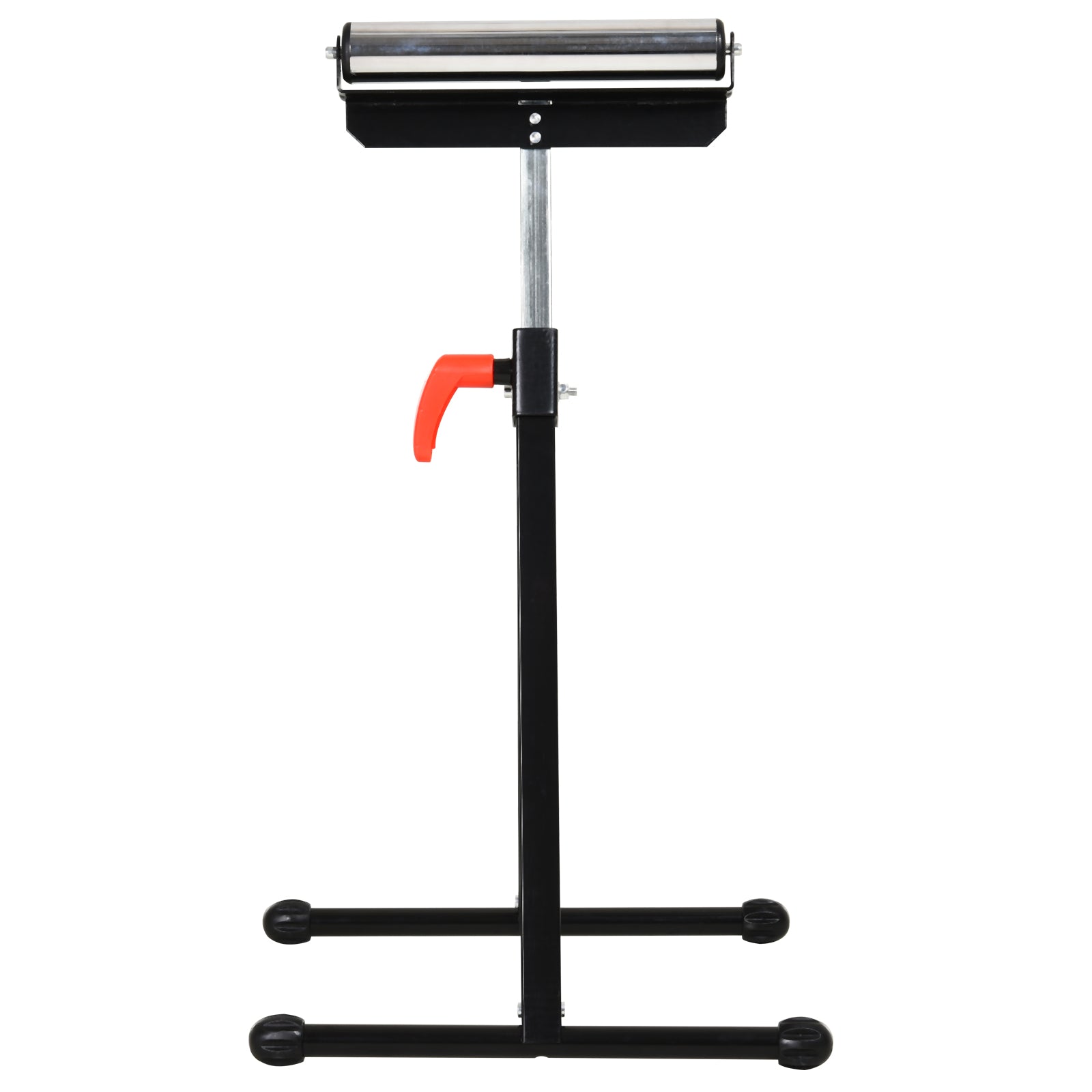 Roller Stand, Roller Support, Height Adjustable Work Stand, Roller Stand, Support Stand, up to 90 kg, Metal, Black, 44 x 50 x 68-110 cm