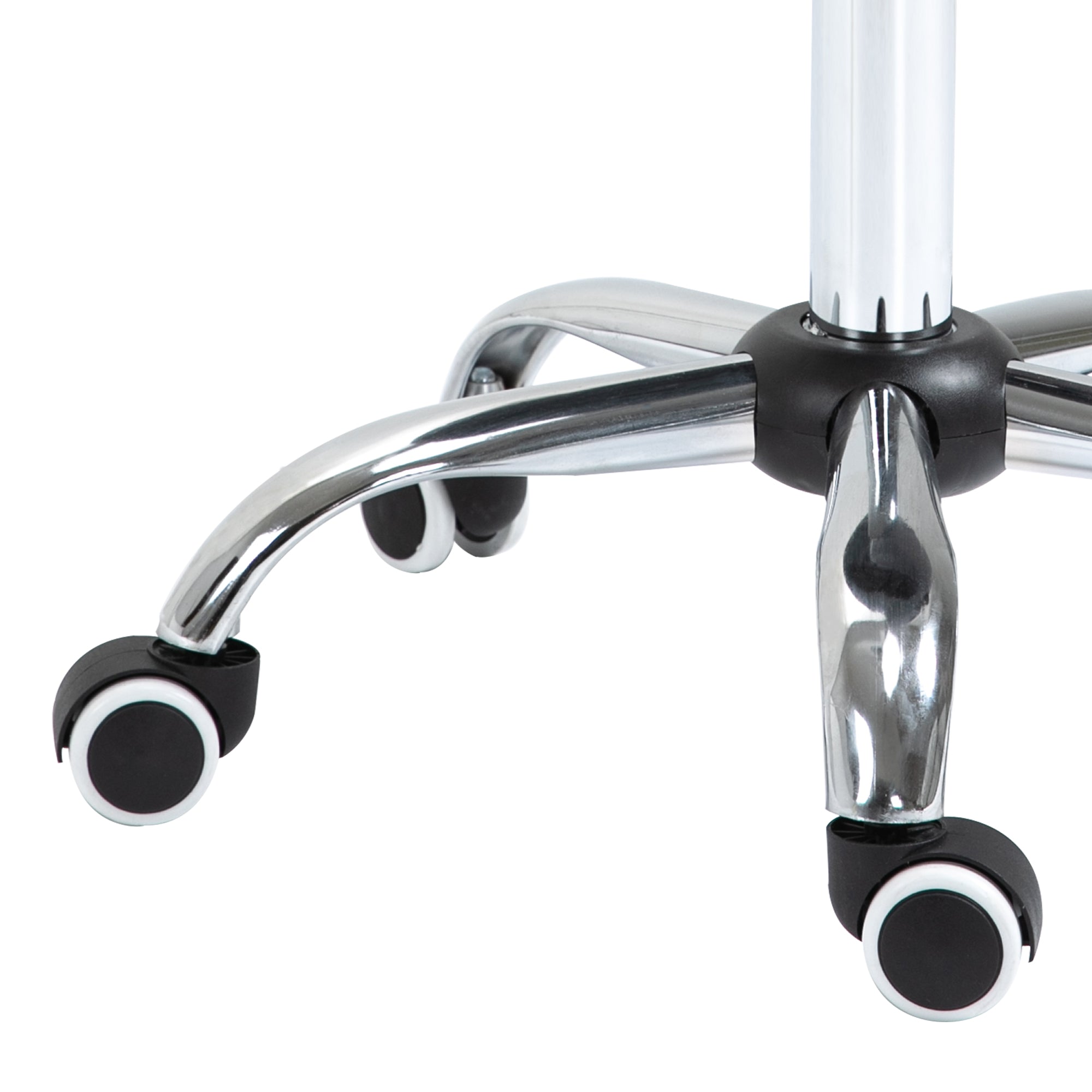 Saddle Stool Office Stool Swivel Stool Rolling Stool Cosmetology Stool Padded Height Adjustable (Gray)