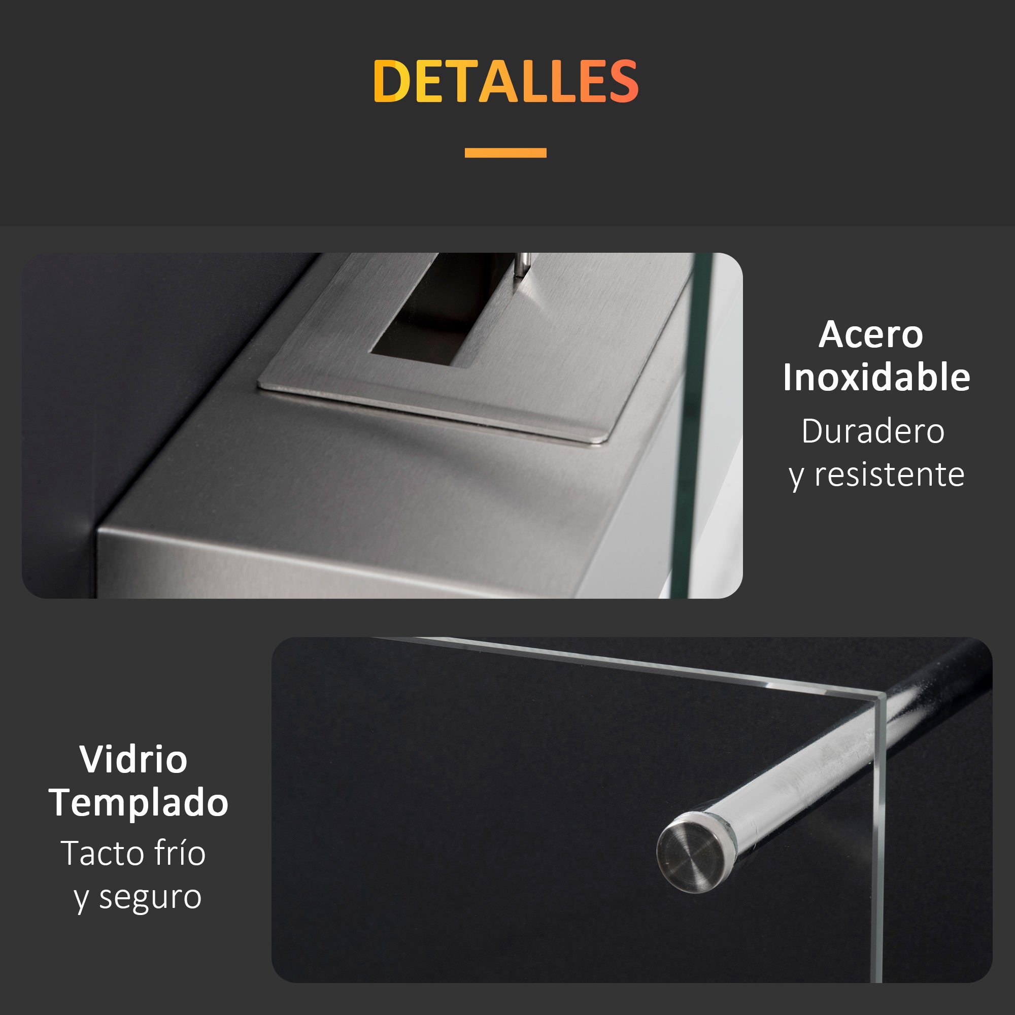 Wall-Mounted Bioethanol Fireplace Ethanol Stove 1.5 L Capacity 3-Hour Combustion Stainless Steel Tank for 20-25 m² 60x22x40 cm Black