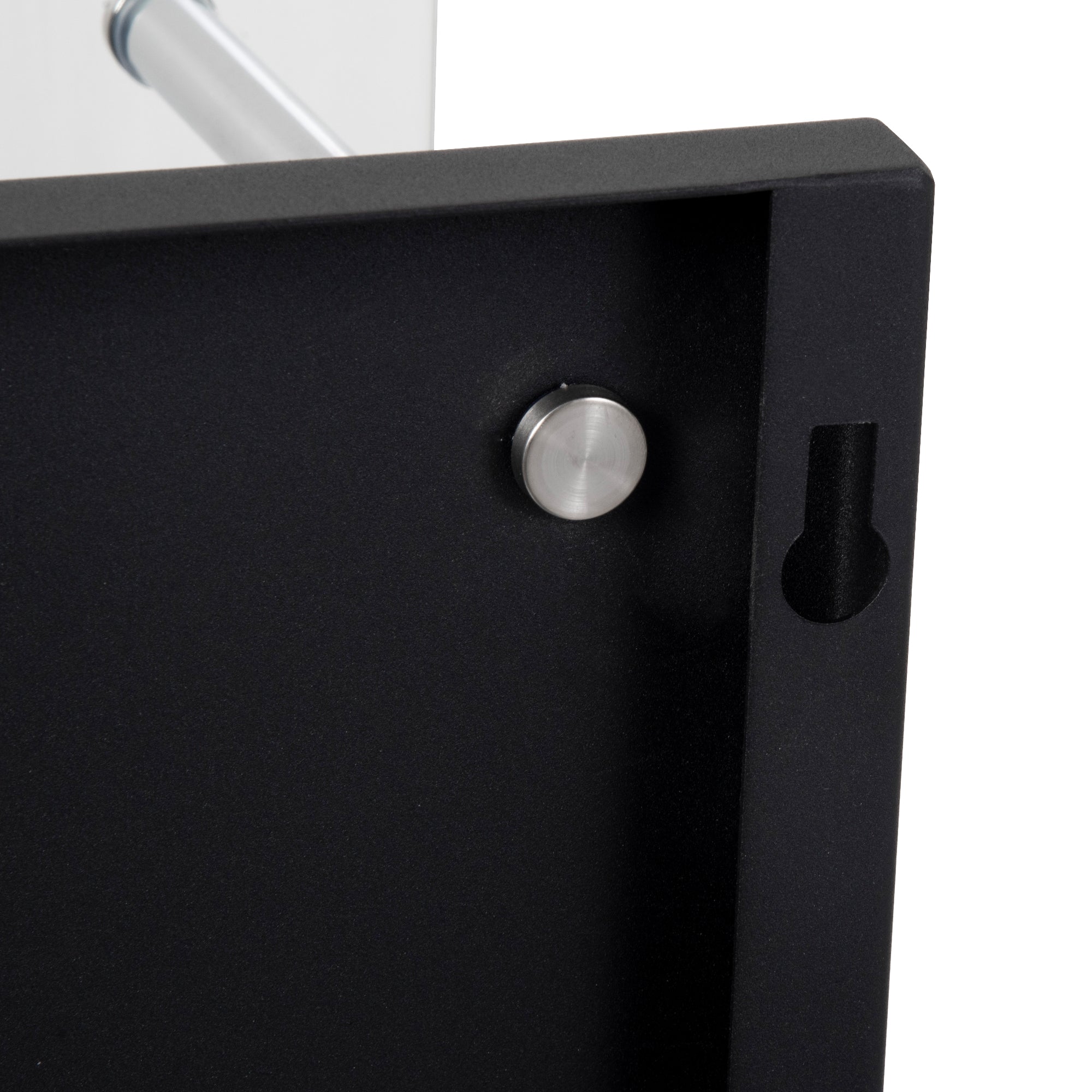 Wall-Mounted Bioethanol Fireplace Ethanol Stove 1.5 L Capacity 3-Hour Combustion Stainless Steel Tank for 20-25 m² 60x22x40 cm Black