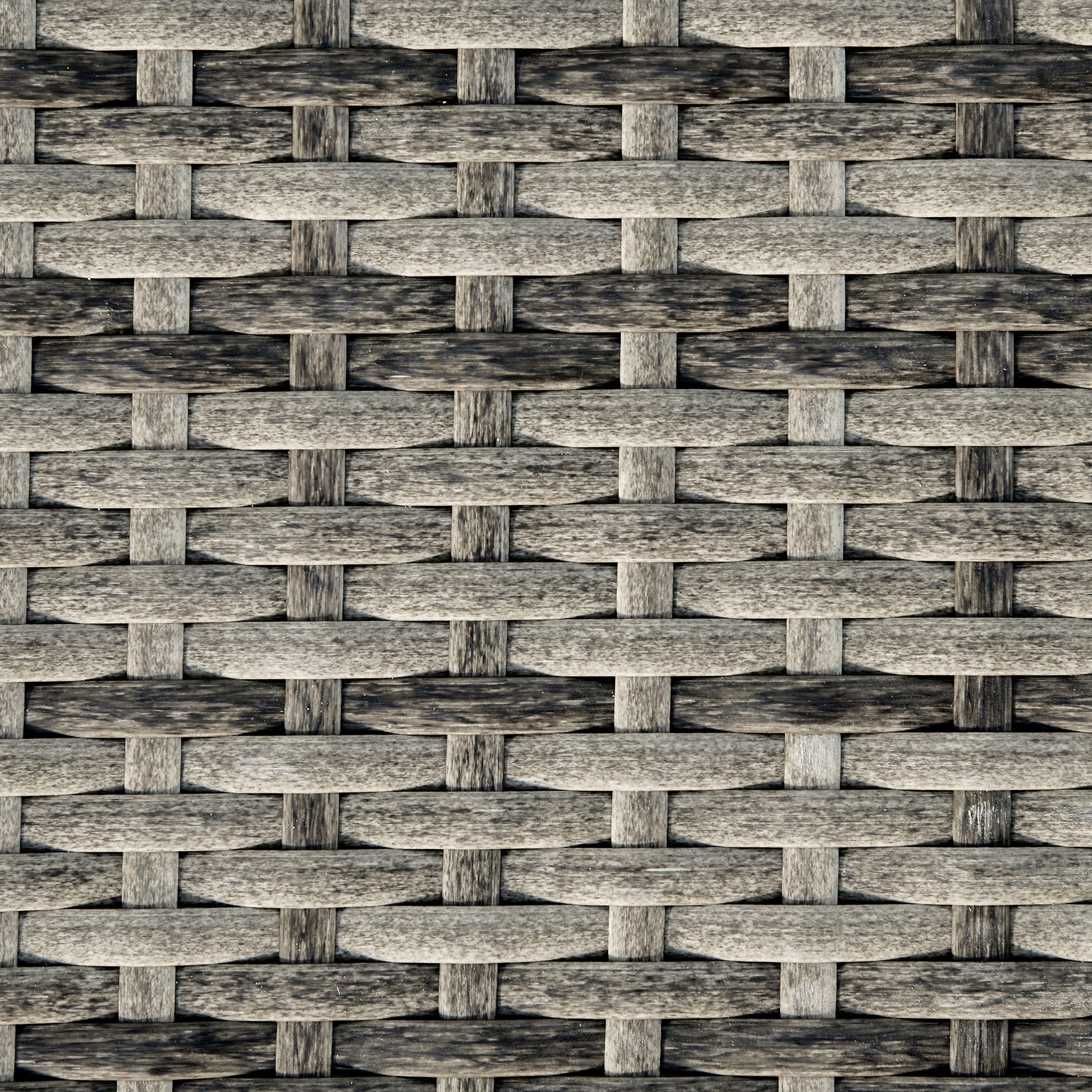 Poly Rattan Sun Lounger Garden Chair with Cushion 5-Position Adjustable Rattan Lounger Garden Furniture S-Shape Metal Gray 207 x 70 x 70 cm