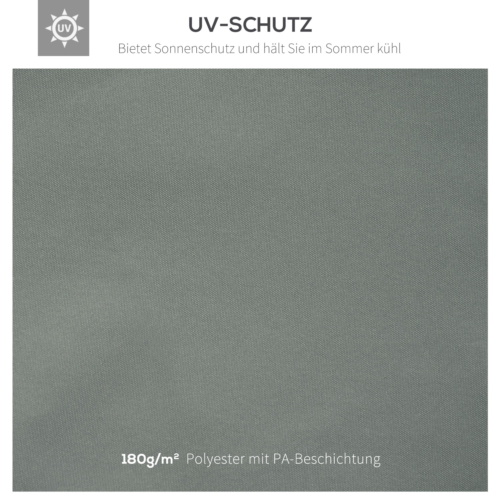 Replacement Roof for Metal Pavilion 3x4m Water-Resistant Pavilion Roof with Double Roof, Replacement Cover for Garden Pavilion Party Tent Gazebo Polyester Dark Grey