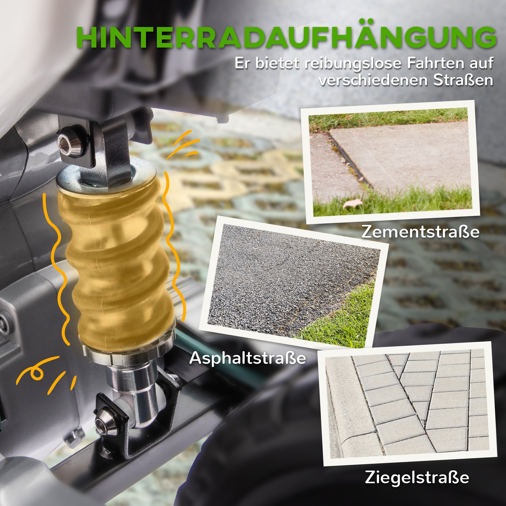 Kids Electric Motorcycle, 12V Children's Bike with Music, Children's Vehicle with Removable Training Wheels, 2.4-5 km/h, for 3-6 years old kids, max. 30 kg, Green