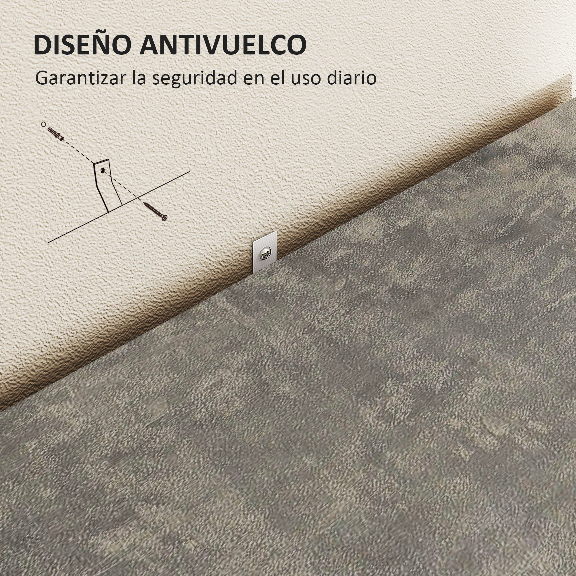 2-Door Soft-Close Sideboard Buffet Table with Shelf for Kitchen Bedroom Entryway 80x37x80 cm Gray Cement and High Gloss White