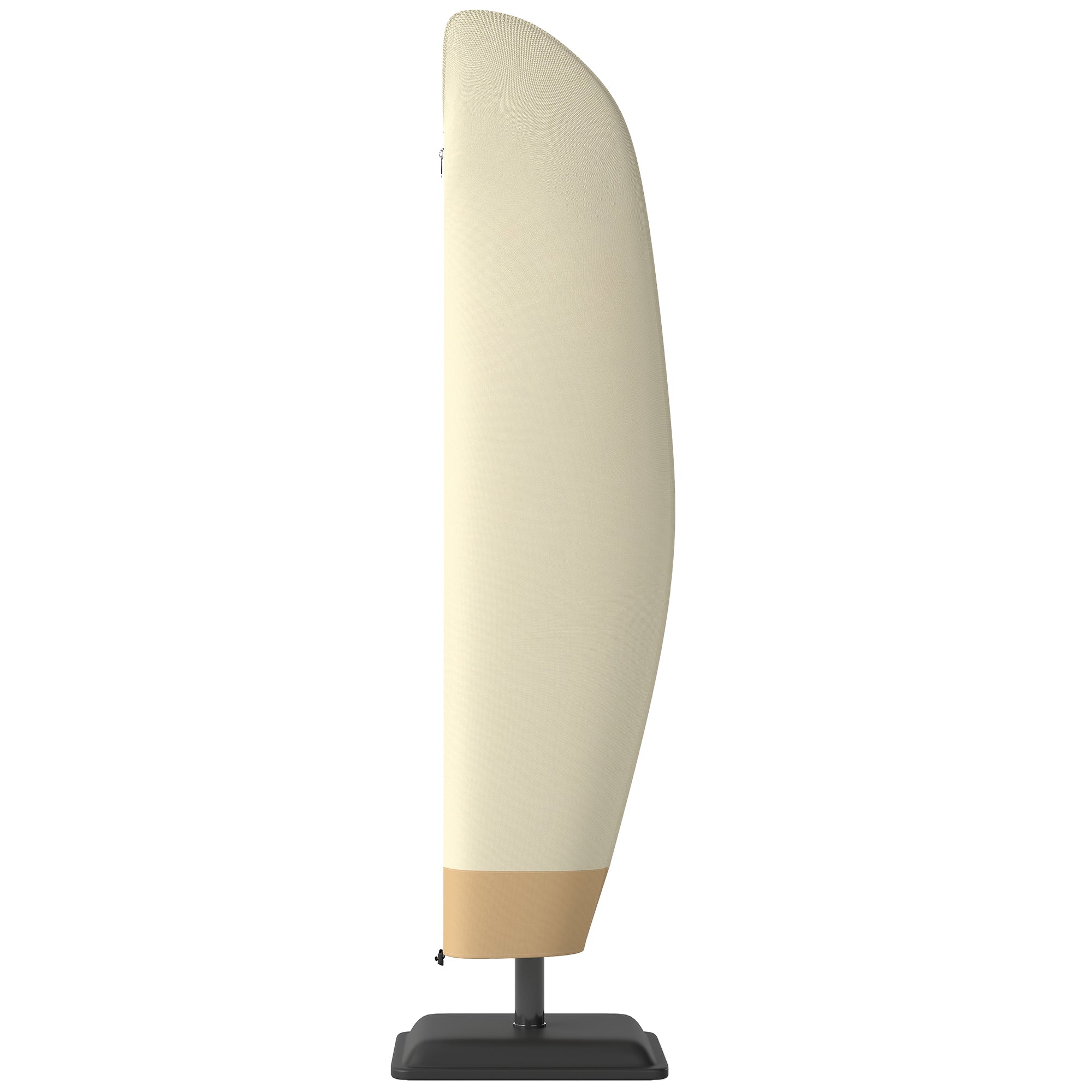 Umbrella Cover for Ø 400 cm Waterproof Weather-Resistant Umbrella Cover with Zipper Drawstring Oxford Fabric UV-Resistant Cantilever Umbrella Covers 220 ×56 cm Beige