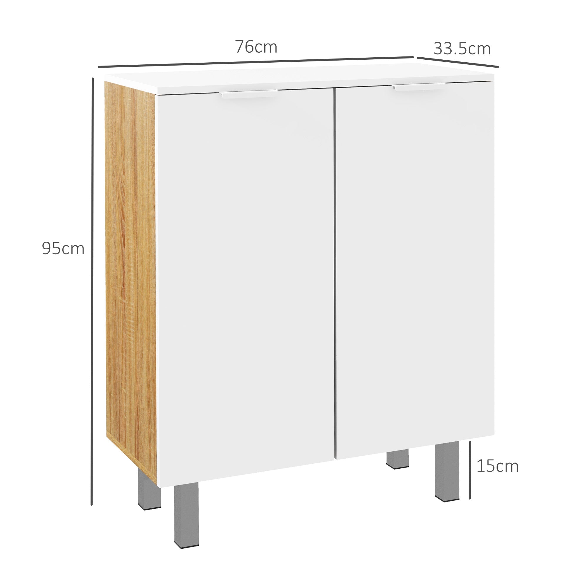 Shoe Rack for 15-20 Pairs of Shoes Size EU45, Space-Saving Shoe Rack with Adjustable Shelves and Soft-Close, Glossy White