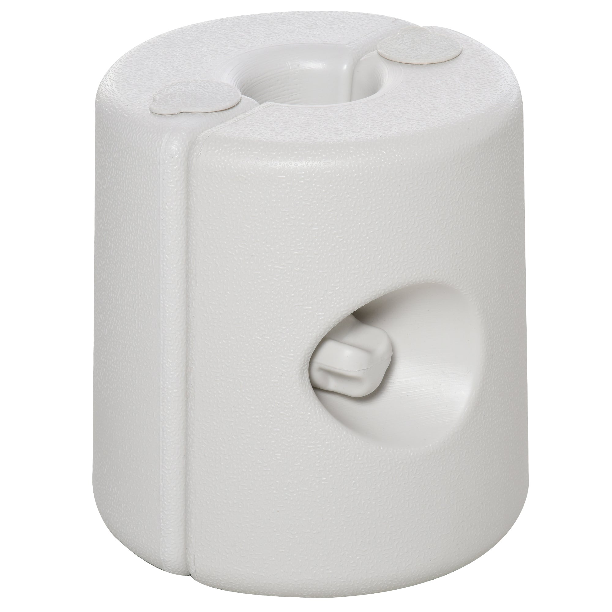 4 x Gazebo Weights Stand Foot Securement Party Tent Filling with Water/Sand PE ∅24xH25cm