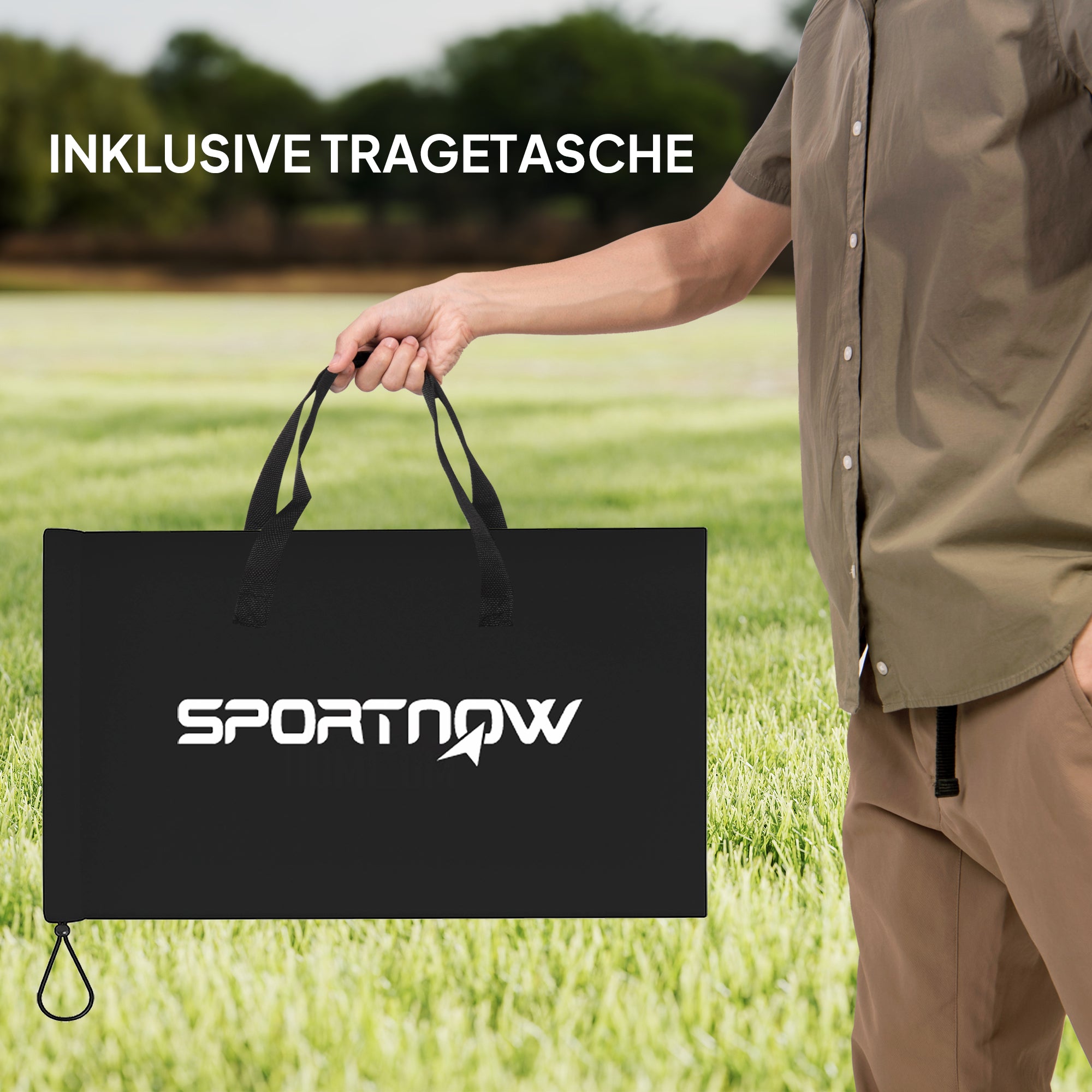 SPORTNOW Roundnet Set Game Set with Game Net 3 Balls Carry Bag Ball Pump Spikeball Set for Garden Beach Park Indoors