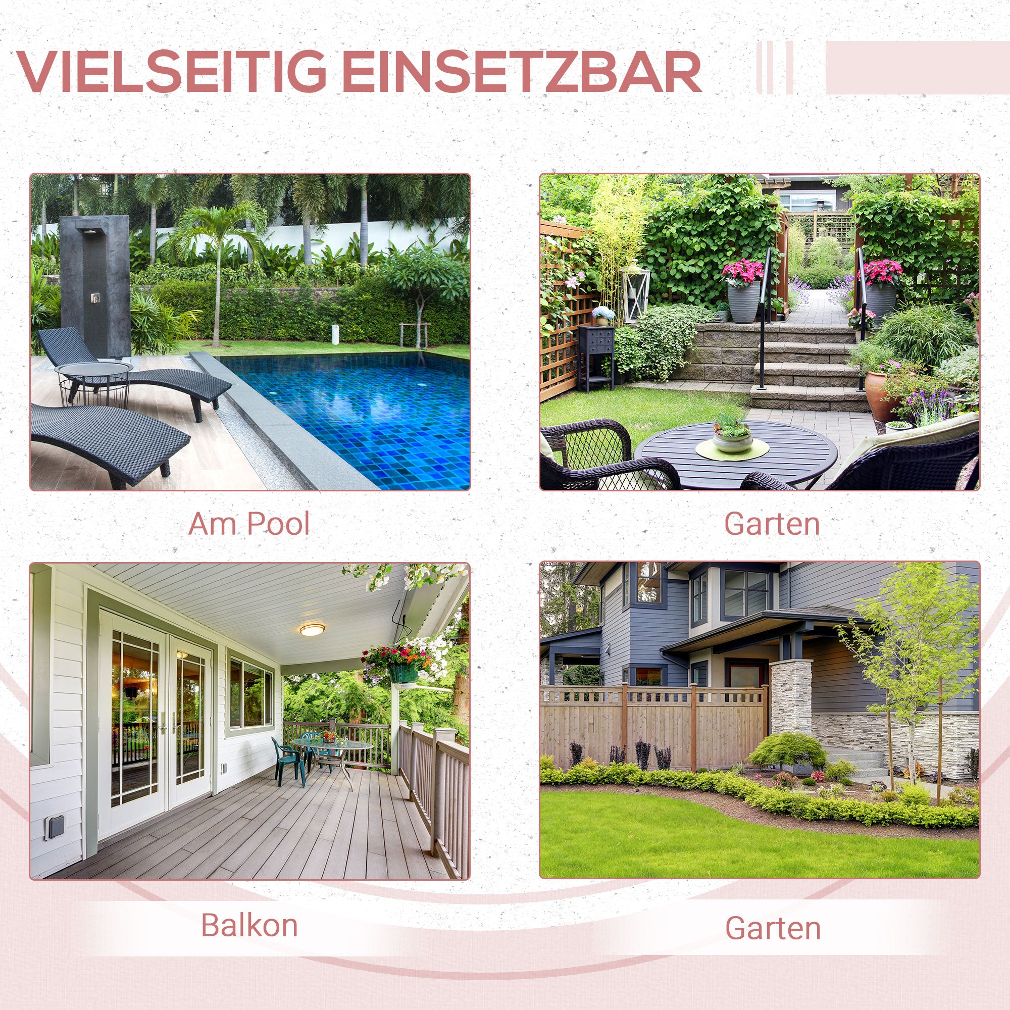 Folding Side Table made of Poly Rattan Coffee Table Couch Table Tray Balcony Table Garden Table Side Table Tea Table Garden Furniture Rattan Table for Garden Terrace Balcony, 40x40x40cm Black