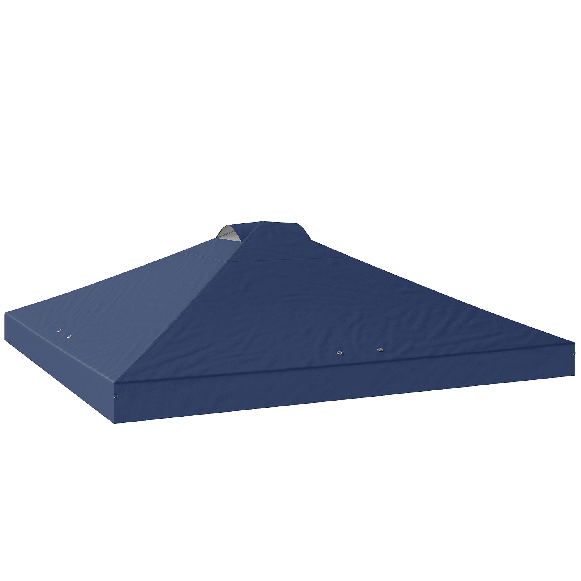 Replacement Canopy 3 x 3 m Gazebo Top with 8 Drainage Holes, UPF 50+ for Metal Garden Gazebo / Party Tent – Blue