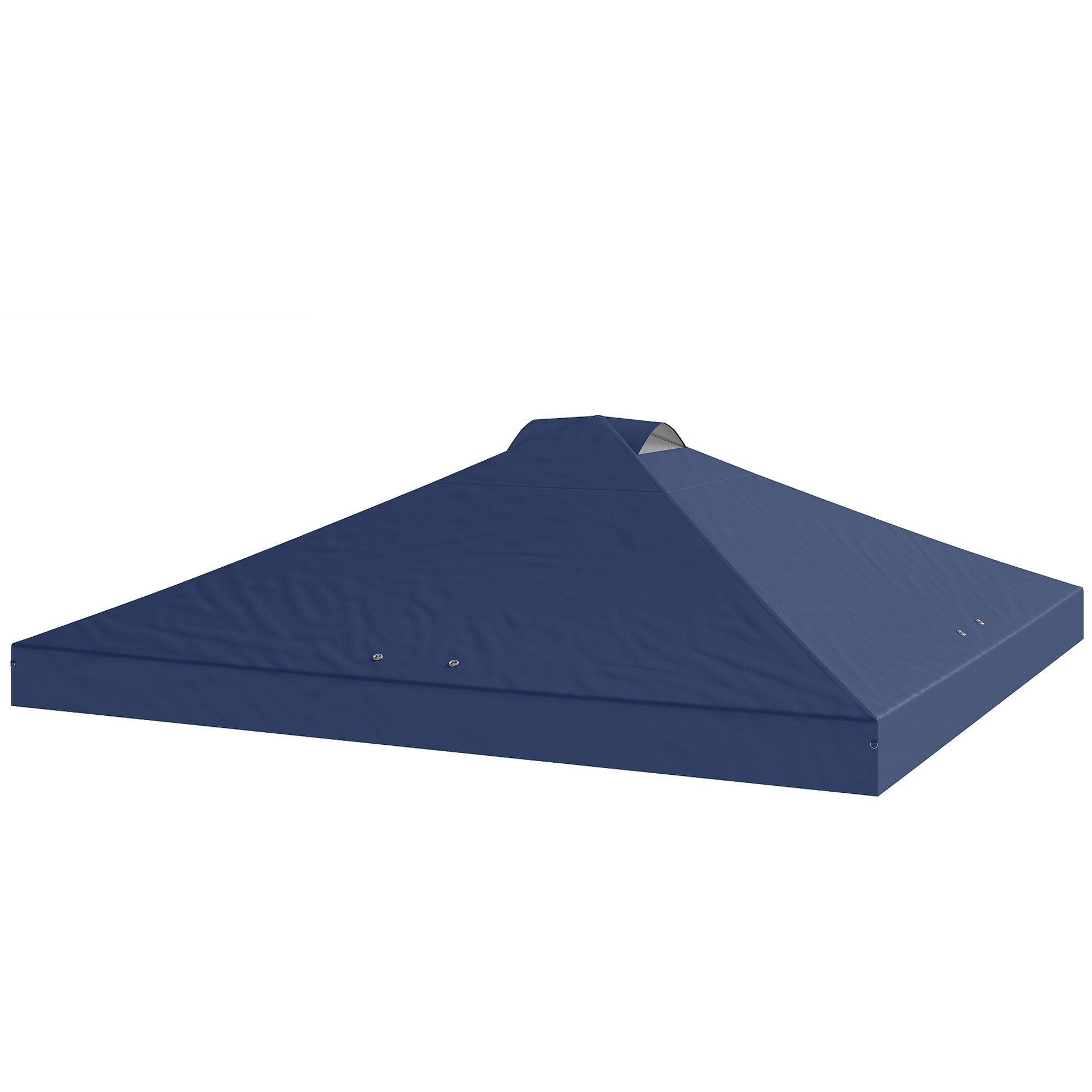 Replacement Canopy 3 x 3 m Gazebo Top with 8 Drainage Holes, UPF 50+ for Metal Garden Gazebo / Party Tent – Blue