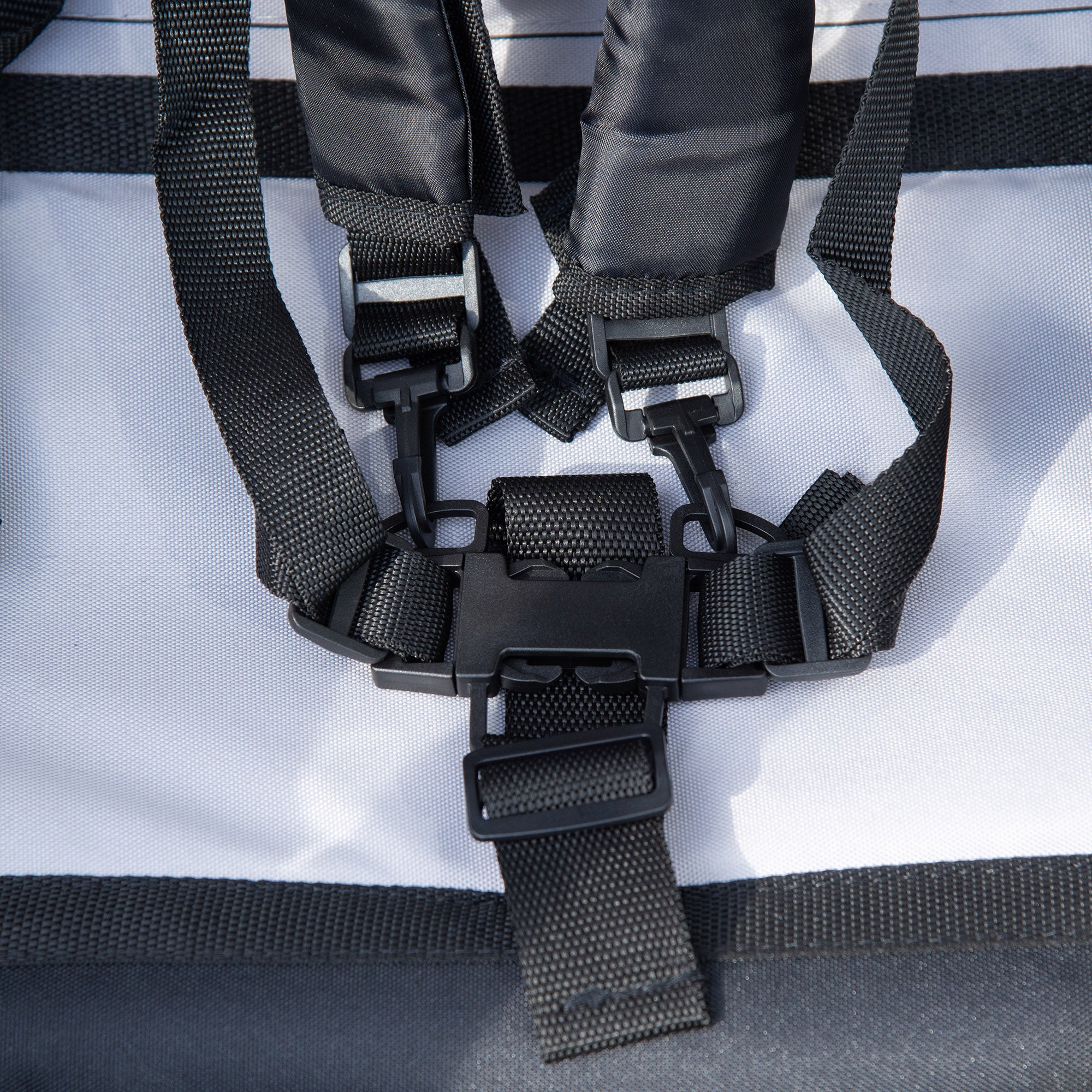 2 in 1 Folding Child Bike Trailer with Detachable Front Wheel, Rear Brakes, Bike Trailer for 2 Children from 18 Months, Up to 26.4 kg Capacity, Yellow