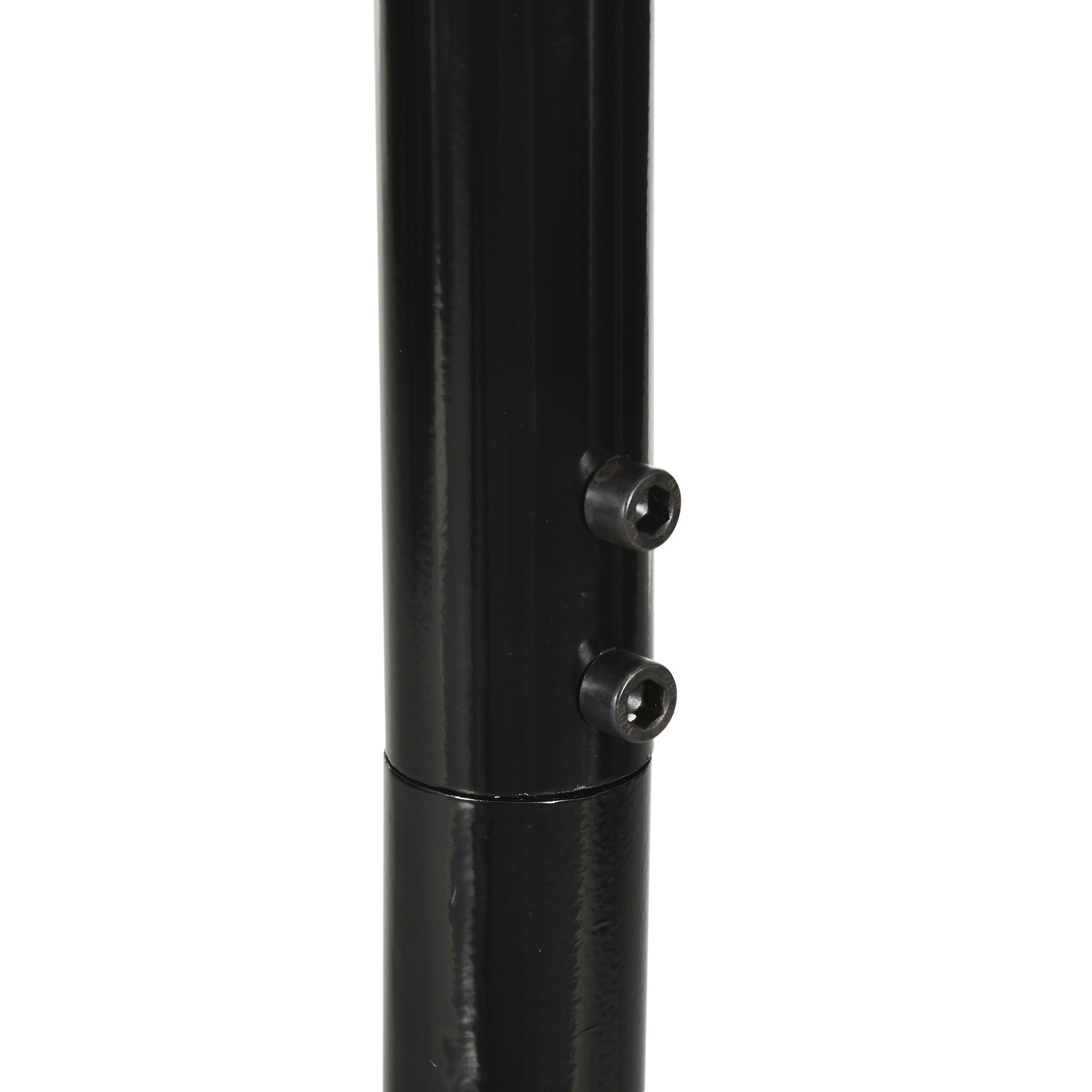 Hanging Chair Stand, Hanging Chair Support, X Base, C Frame, Spring Loop Included, Sturdy Metal Frame, max. load 120 kg, 114 x 80 x 208 cm, Black