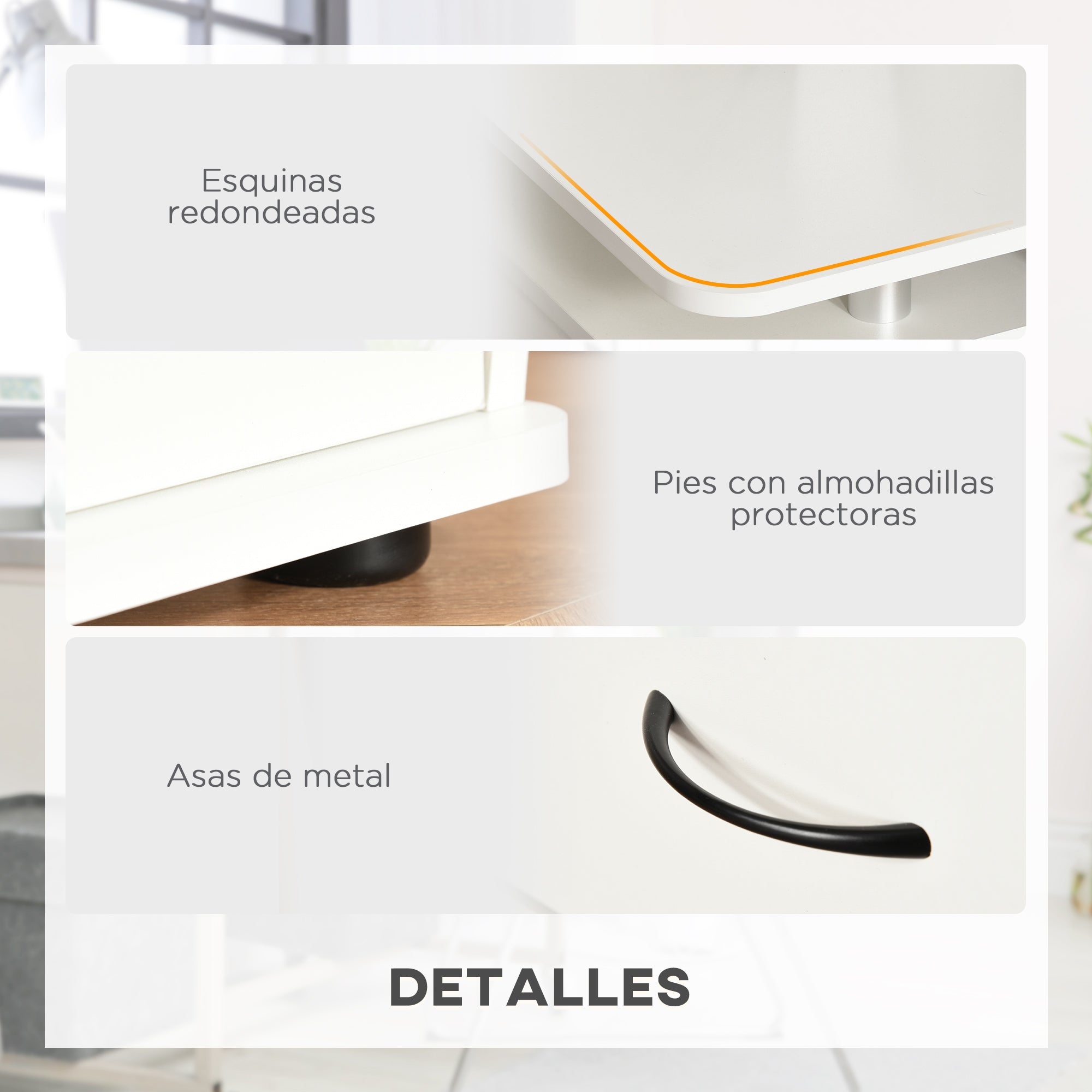 Desk with Shelves Computer Table with 2 Drawers Removable Keyboard Tray and Monitor Stand CPU for Office Study 120x55x85 cm White