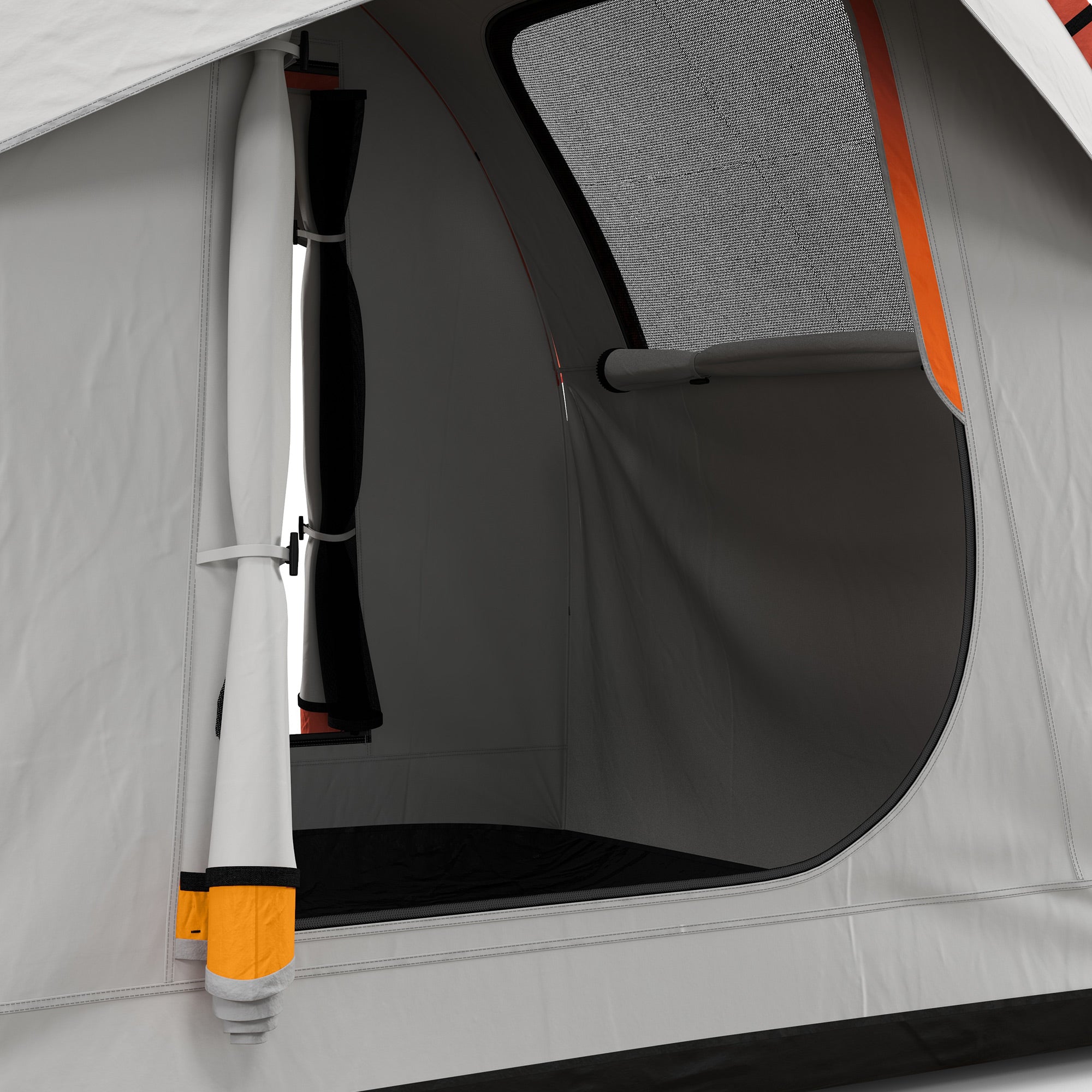 Rear Tent Car Tent for 6 People, Waterproof 2000mm Car Tent with Sunshade Rain Layer SUV Rear Hatchback Tent with UV Protection, Awning Sun Protection for Camping, Travel 240 x 210 x 210 cm