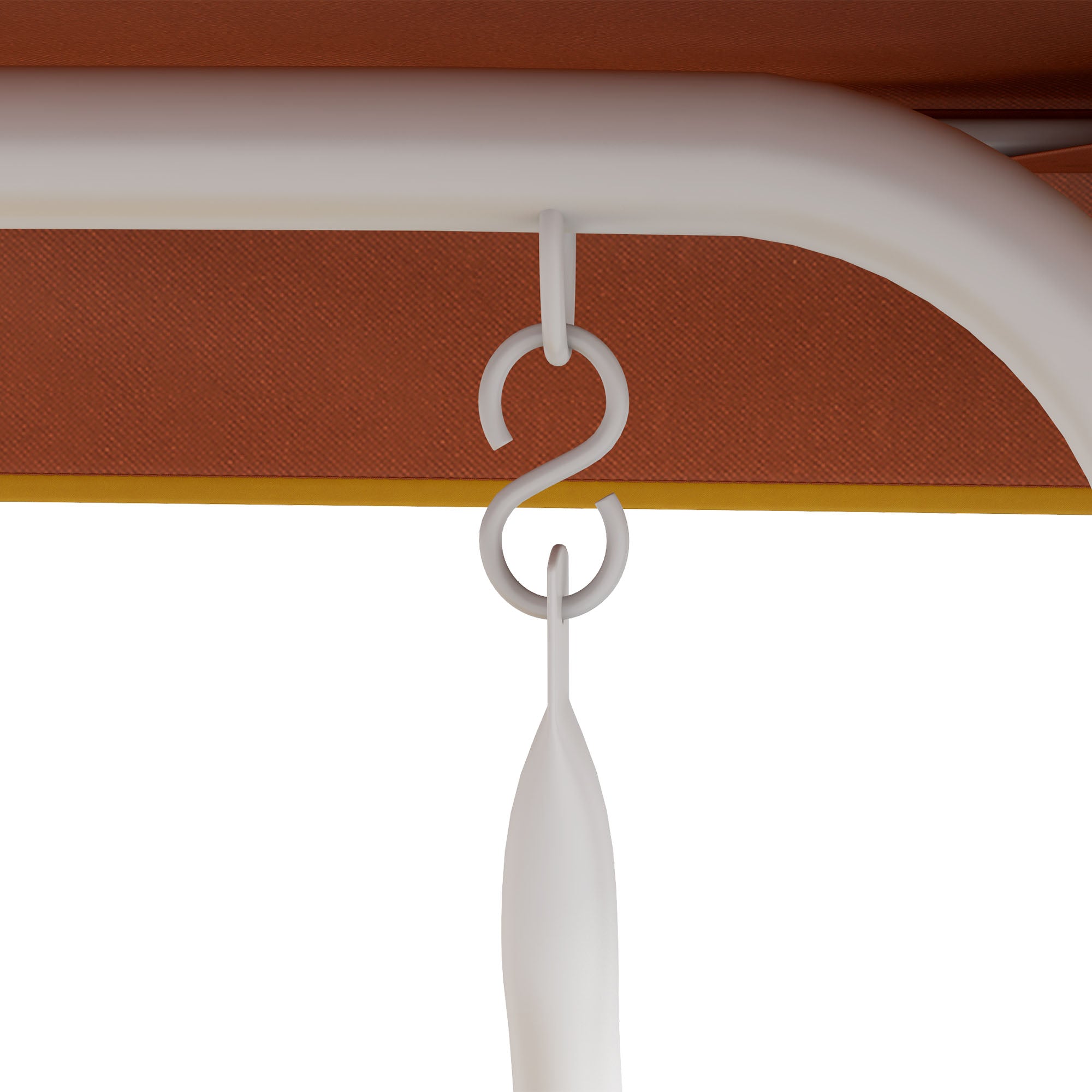 Garden Swing Children's Outdoor Swing with Lion Pattern Adjustable Canopy Load 60 kg 110x70x110 cm Yellow