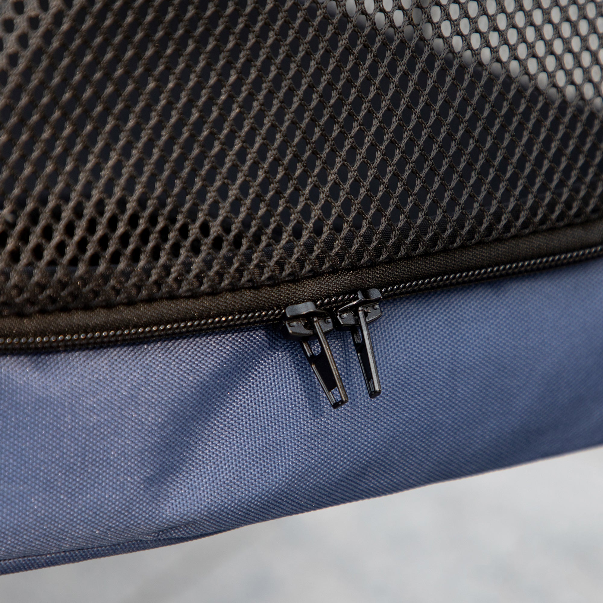 Dog Stroller, Foldable Dog Buggy, Dog Trolley with Cushion, Cat Buggy up to 20 kg, Cat Cart for Small and Medium Dogs with Side Pockets, Mesh Window, Oxford Fabric, Blue