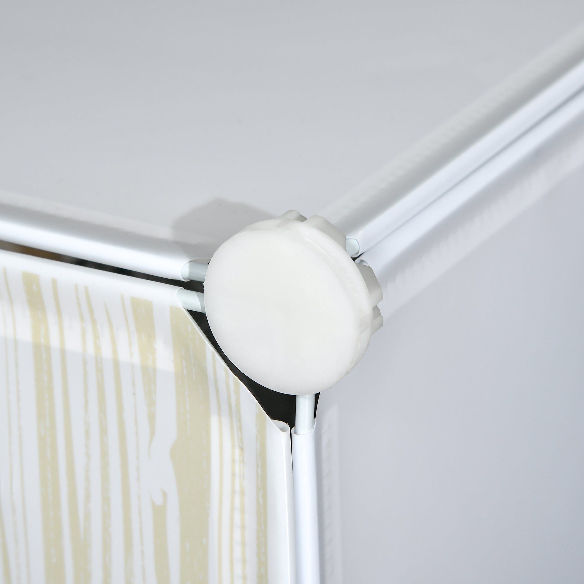 Plastic Shoe Rack Storage Shelf for 6 Pairs of Shoes Shoe Box for Hallway DIY Stackable Shelving Shoe Storage White 49 x 36.5 x 108 cm