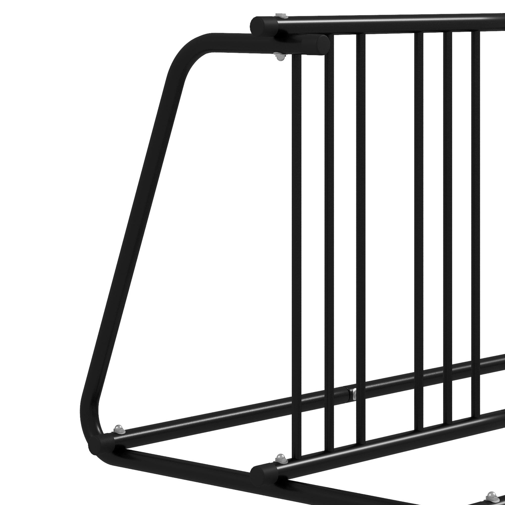 Bike Stand Bicycle Rack Multi Bike Rack Display Stand Bike Stand weatherproof up to 6 bikes on both sides 155 x 100 x 75 cm, Steel Black