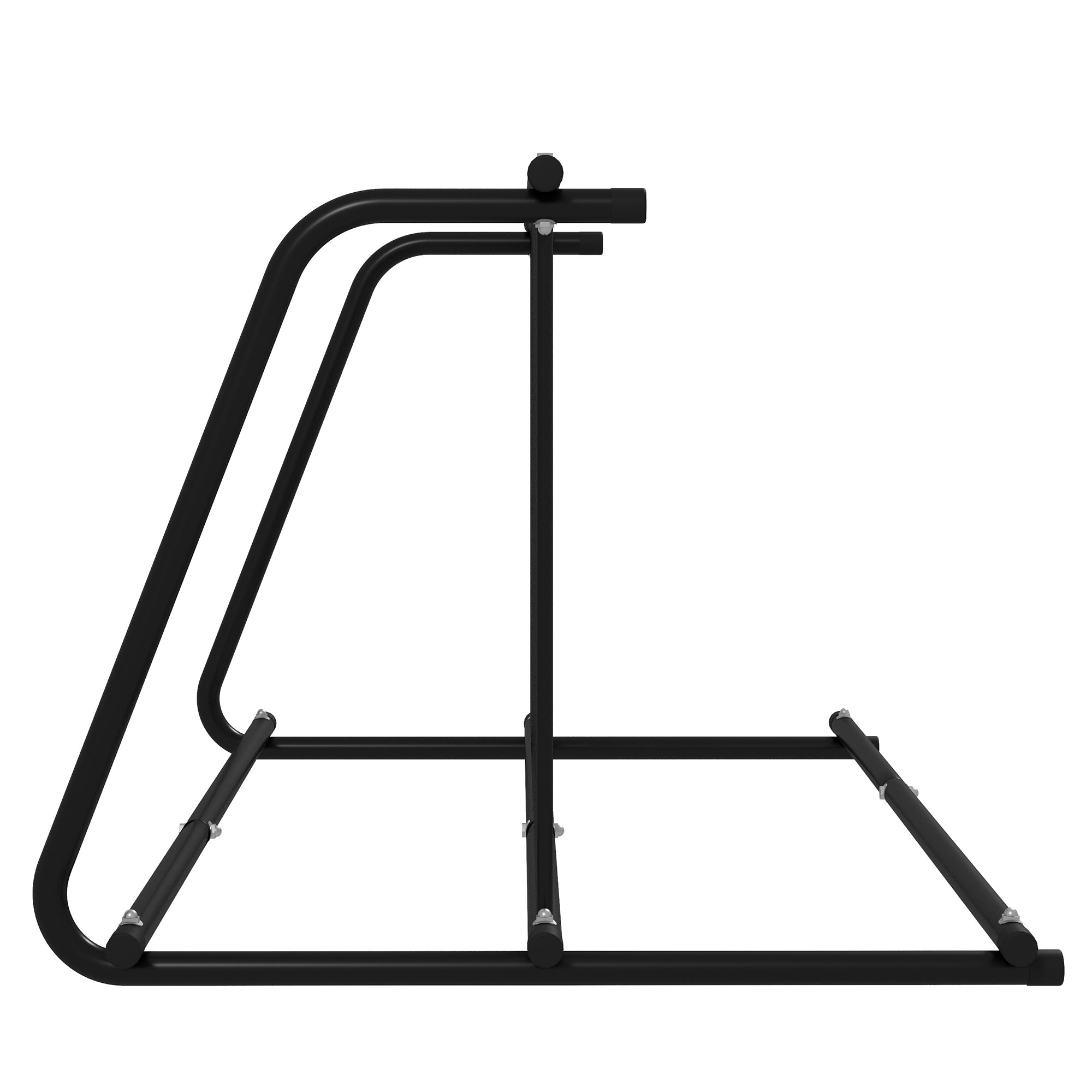 Bike Stand Bicycle Rack Multi Bike Rack Display Stand Bike Stand weatherproof up to 6 bikes on both sides 155 x 100 x 75 cm, Steel Black