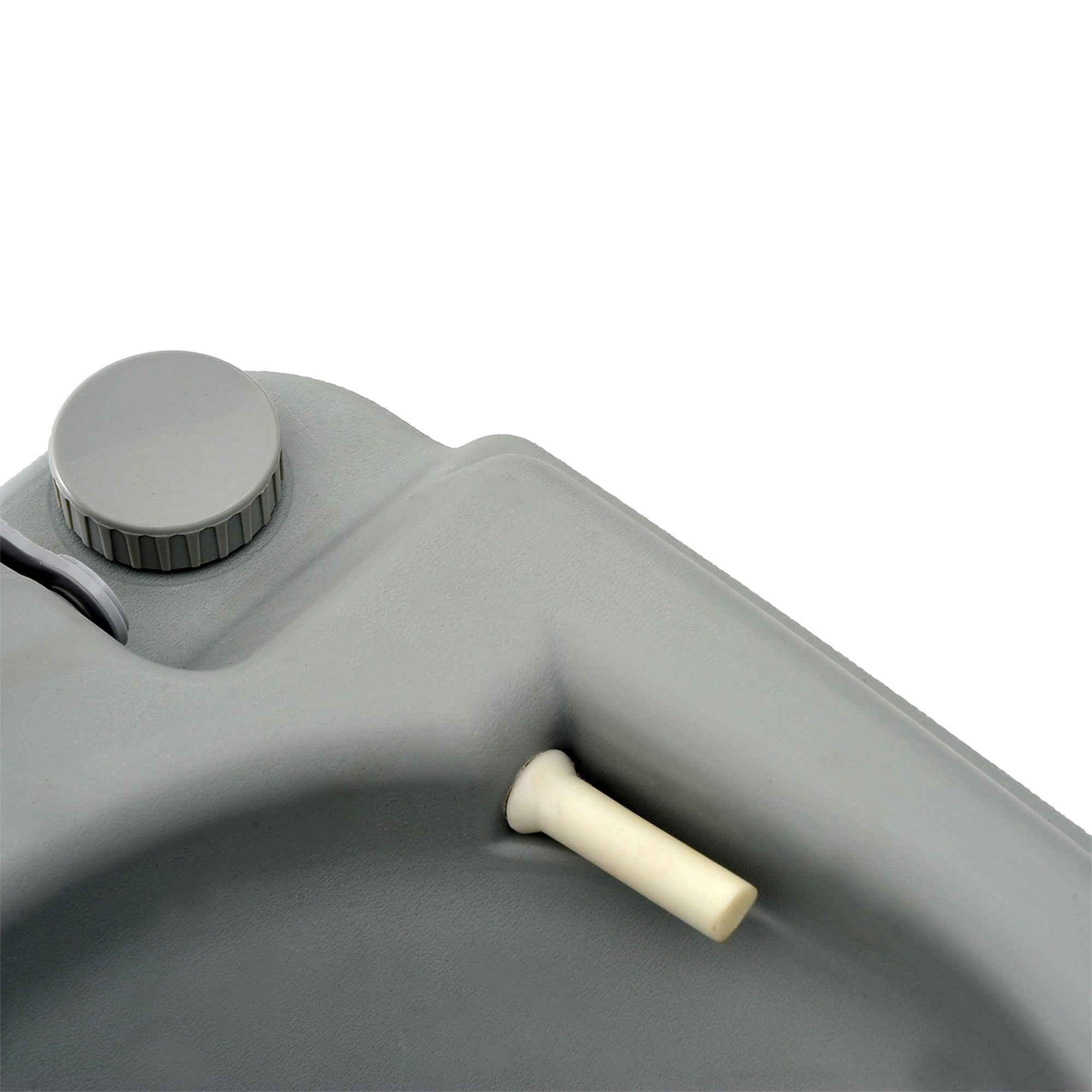 Camping Toilet Foldable Travel Toilet max. Load Capacity up to 200 kg 10L Portable Toilet Dry Separation Toilet for Camping, Hiking, Traveling, Fishing Gray