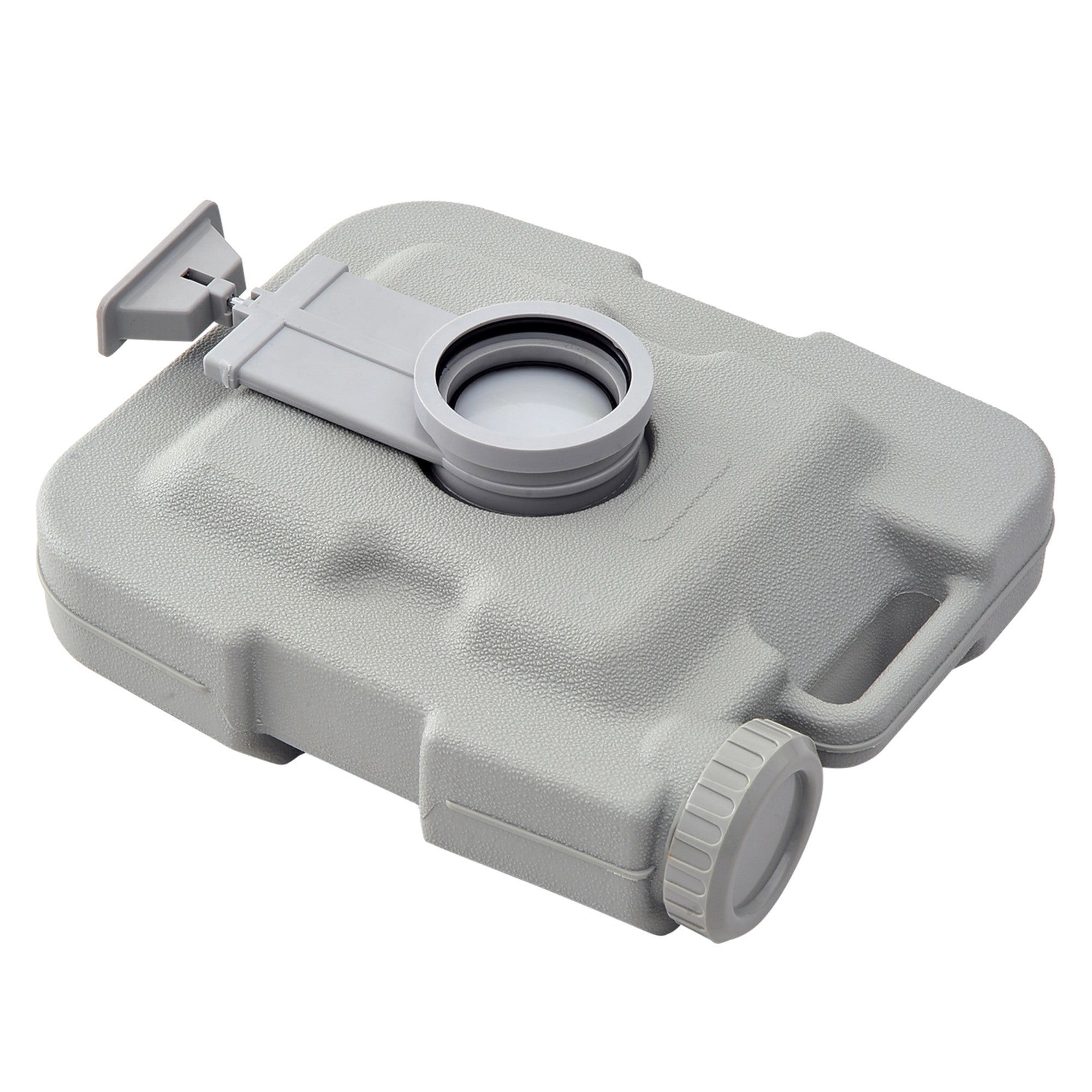 Camping Toilet Foldable Travel Toilet max. Load Capacity up to 200 kg 10L Portable Toilet Dry Separation Toilet for Camping, Hiking, Traveling, Fishing Gray