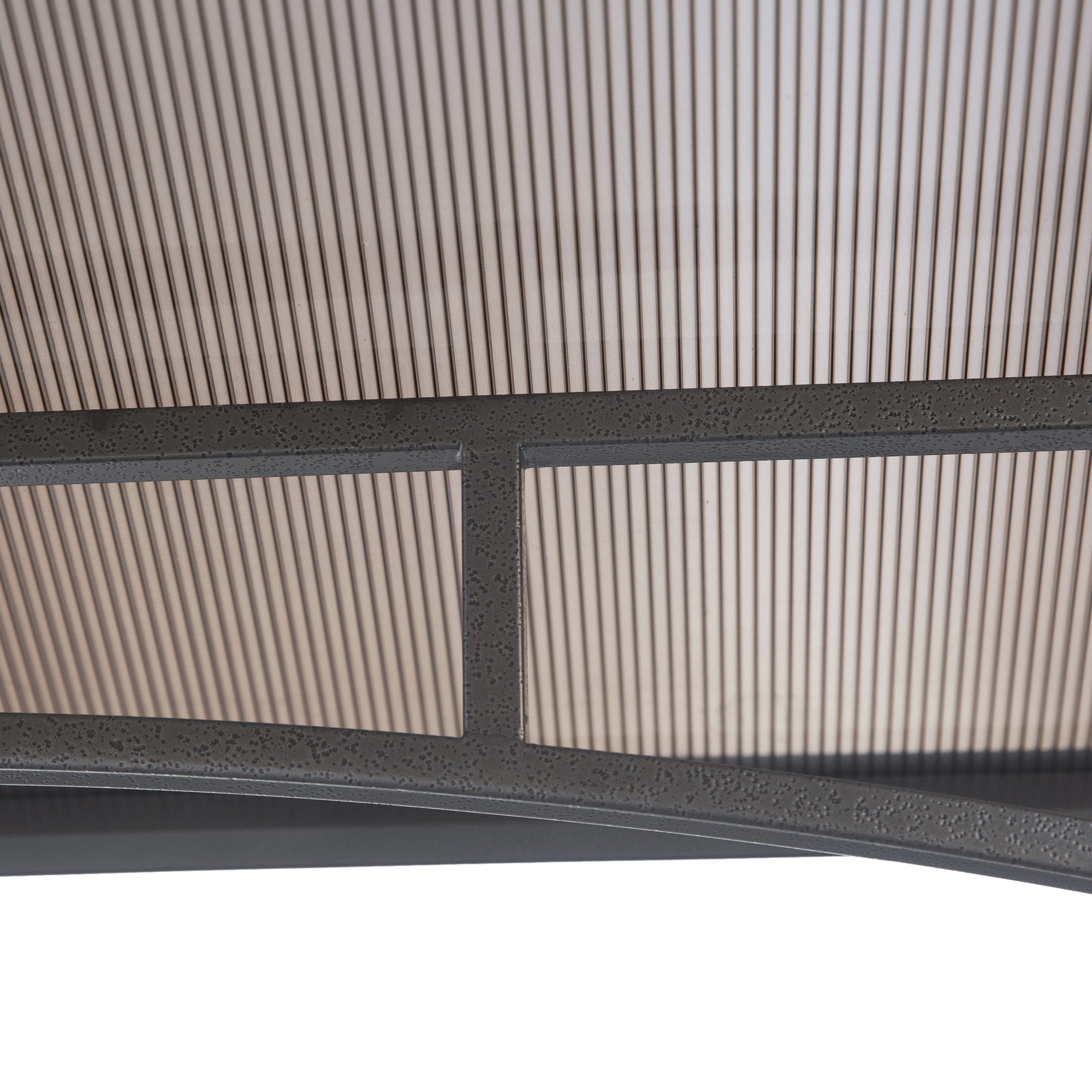 Barbecue Pavilion with Flame-Retardant Roof BBQ Pavilion with 2 Shelves 2.5 x 1.5m Steel PC Black+Brown