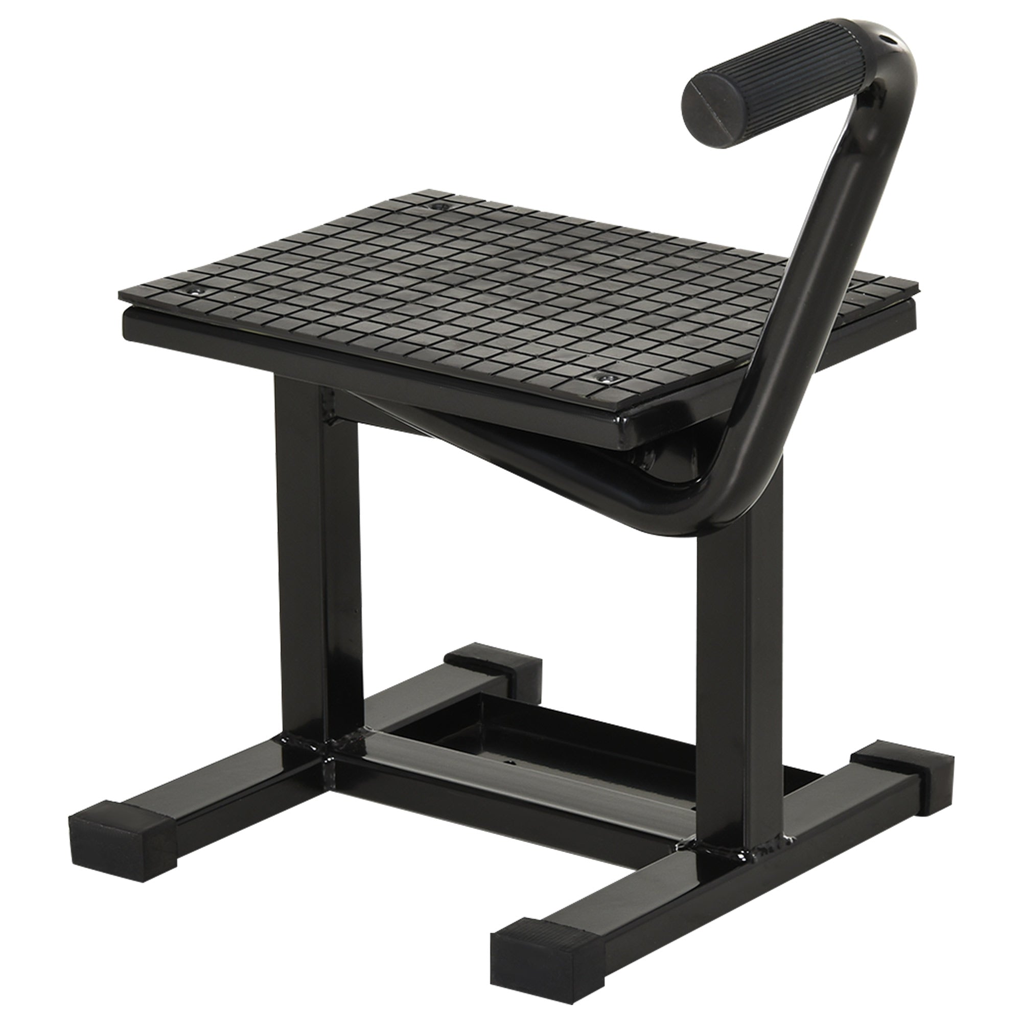 Universal Adjustable Hydraulic Motorcycle Lift Stand Workshop Stand for Off-Road Motorcycles Motocross Supermoto Black
