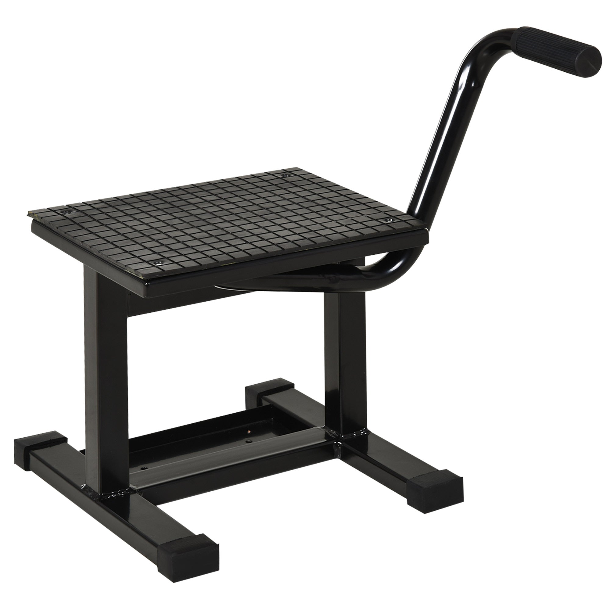 Universal Adjustable Hydraulic Motorcycle Lift Stand Workshop Stand for Off-Road Motorcycles Motocross Supermoto Black